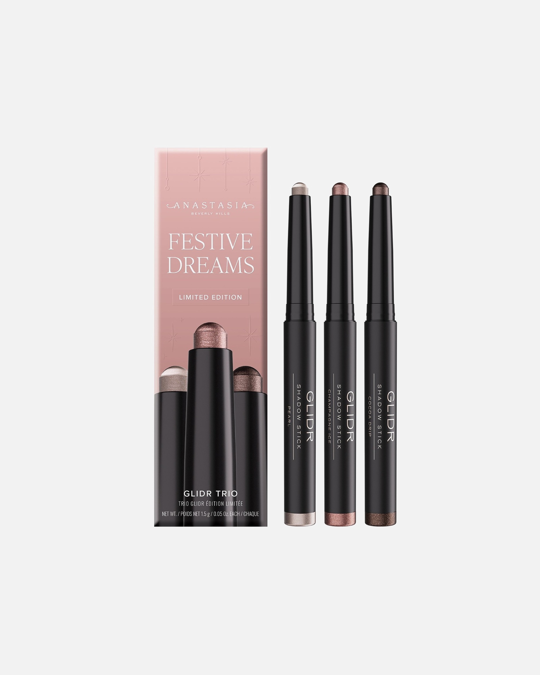 Oogmake-upset voor UnisexAnastasia Beverly HillsFestive Dreams GLIDR trio - limited edition1 stuk