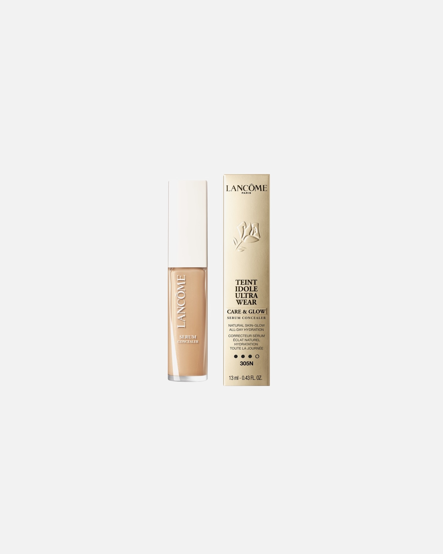 Concealer voor UnisexLancômeTeint Idole Ultra WearCare & Glow Serum Concealer305N