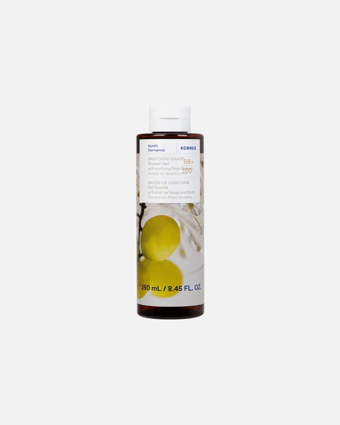 Douchegel voor UnisexKORRESSanotorini Grape250 ml