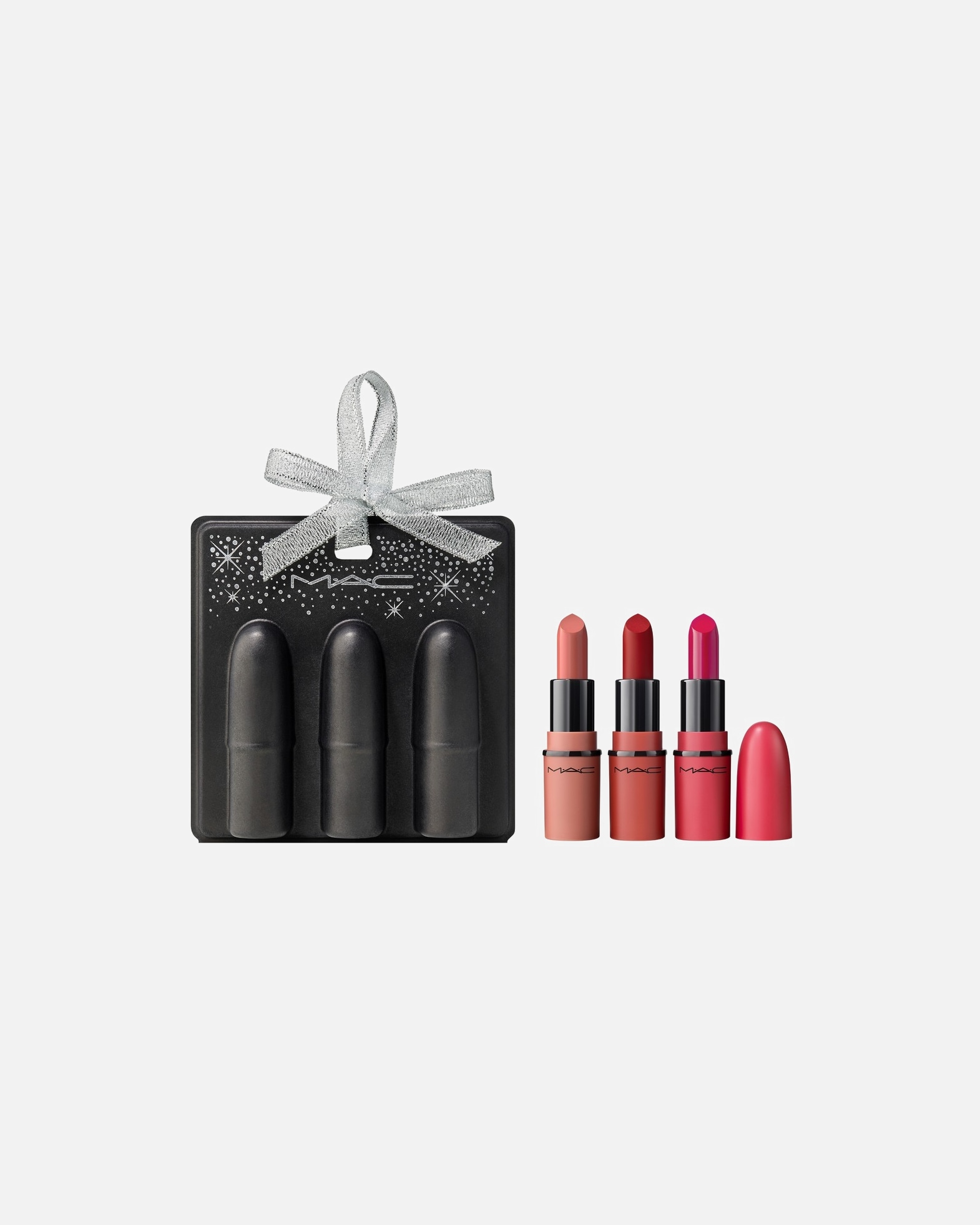 Lip Make-up Set voor UnisexMAC HolidaySatin Soiree Mini Lip Trio1 stuk