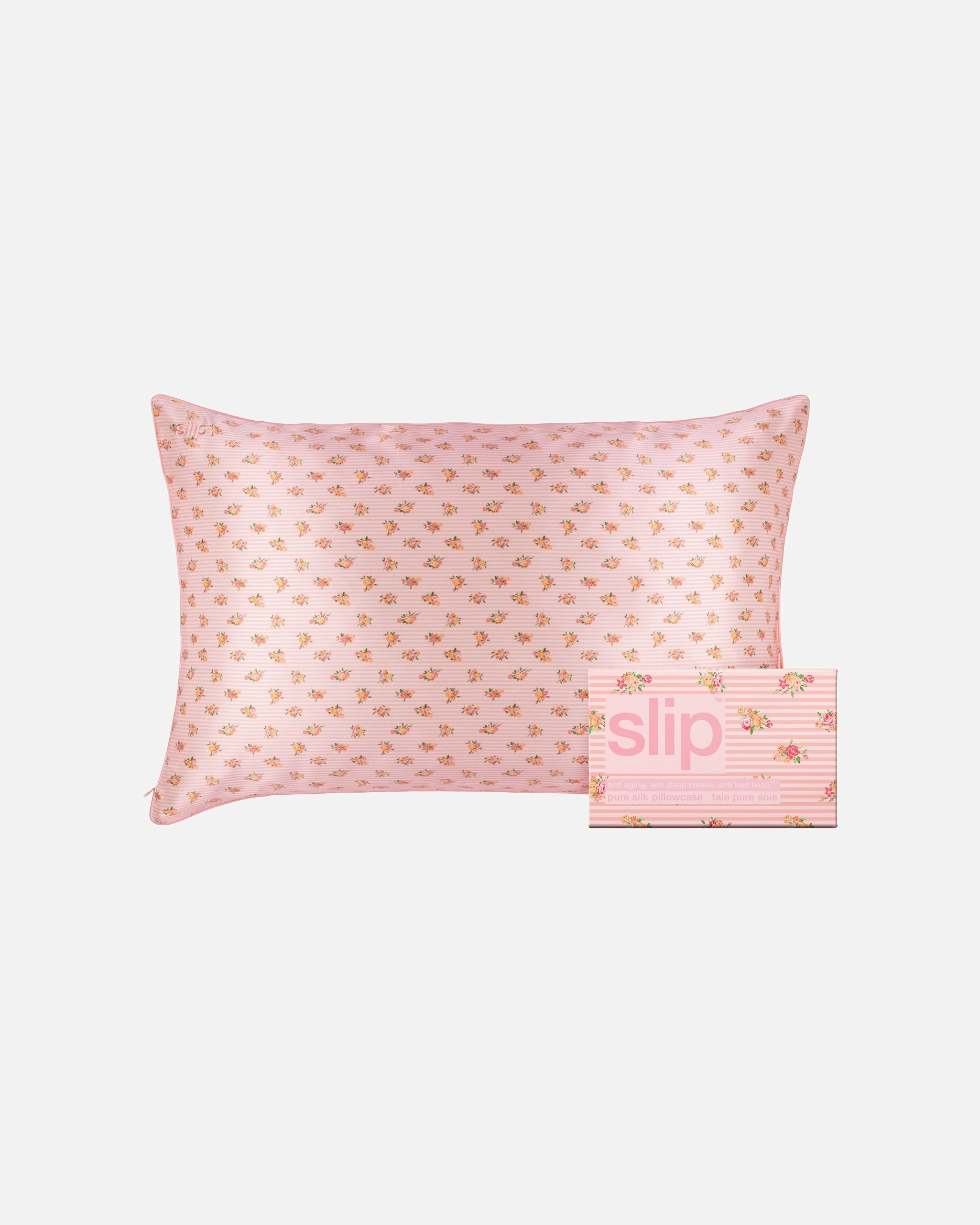 Kussens voor UnisexSlipslip pure zijde queen kussensloop - bloembladPure Silk Queen Pillowcase - petal
