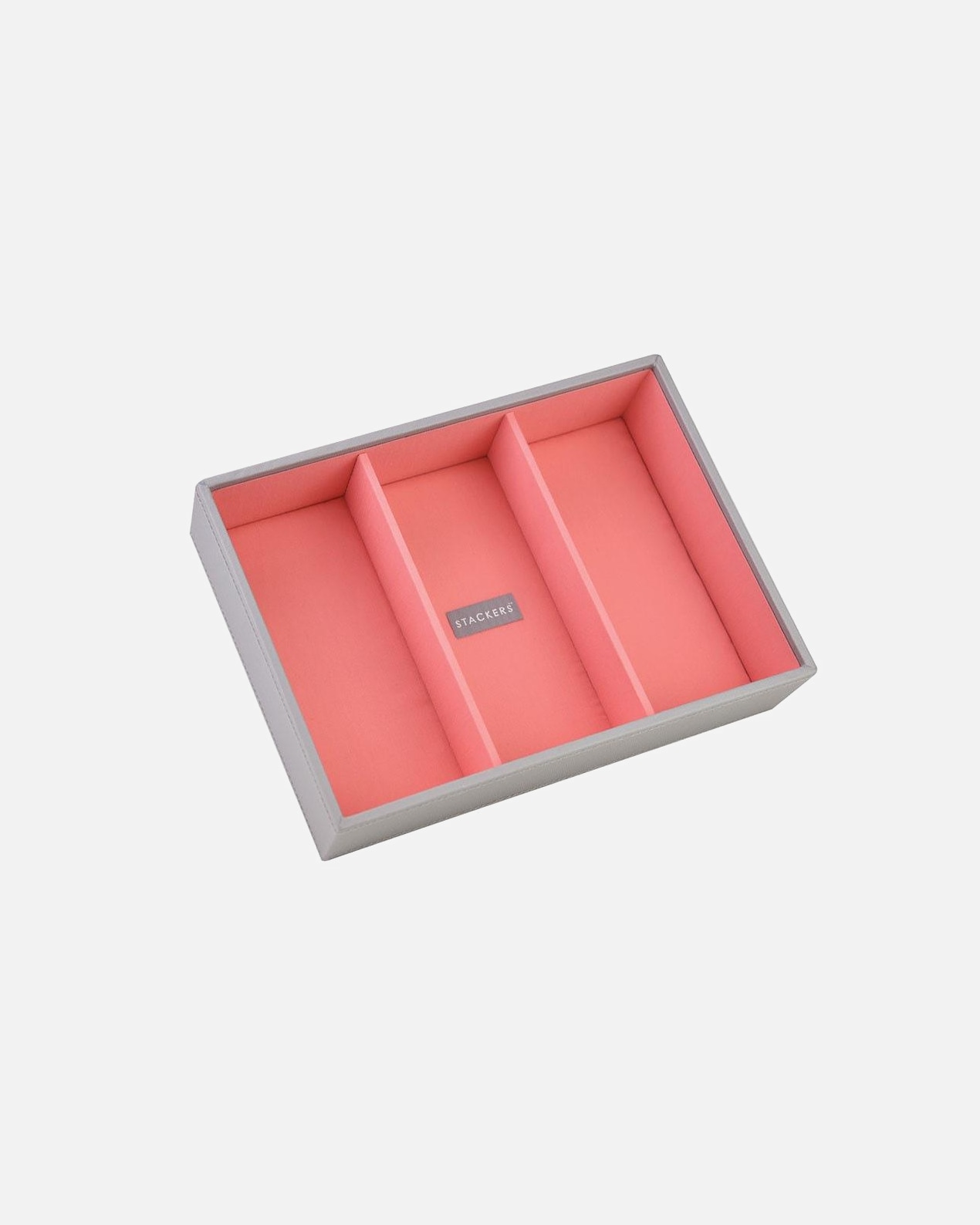 Accessoires de mode pour UnisexeStackersRANGEMENT BIJOUX 3 COMPARTIMENTS GRIS CORAIL1 stuk