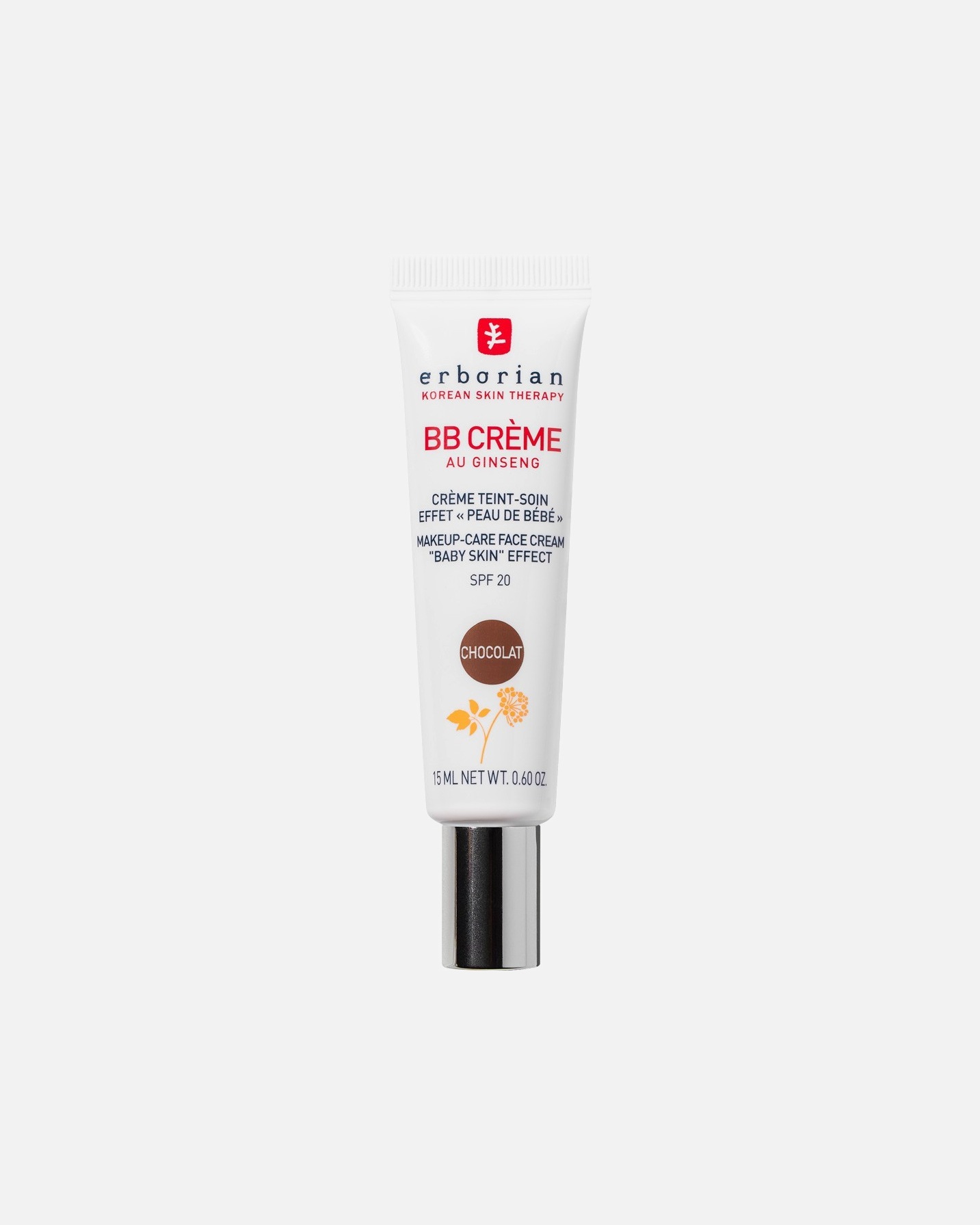BB crème pour UnisexeERBORIANBB Crème au Ginseng Format voyageCHOCOLAT