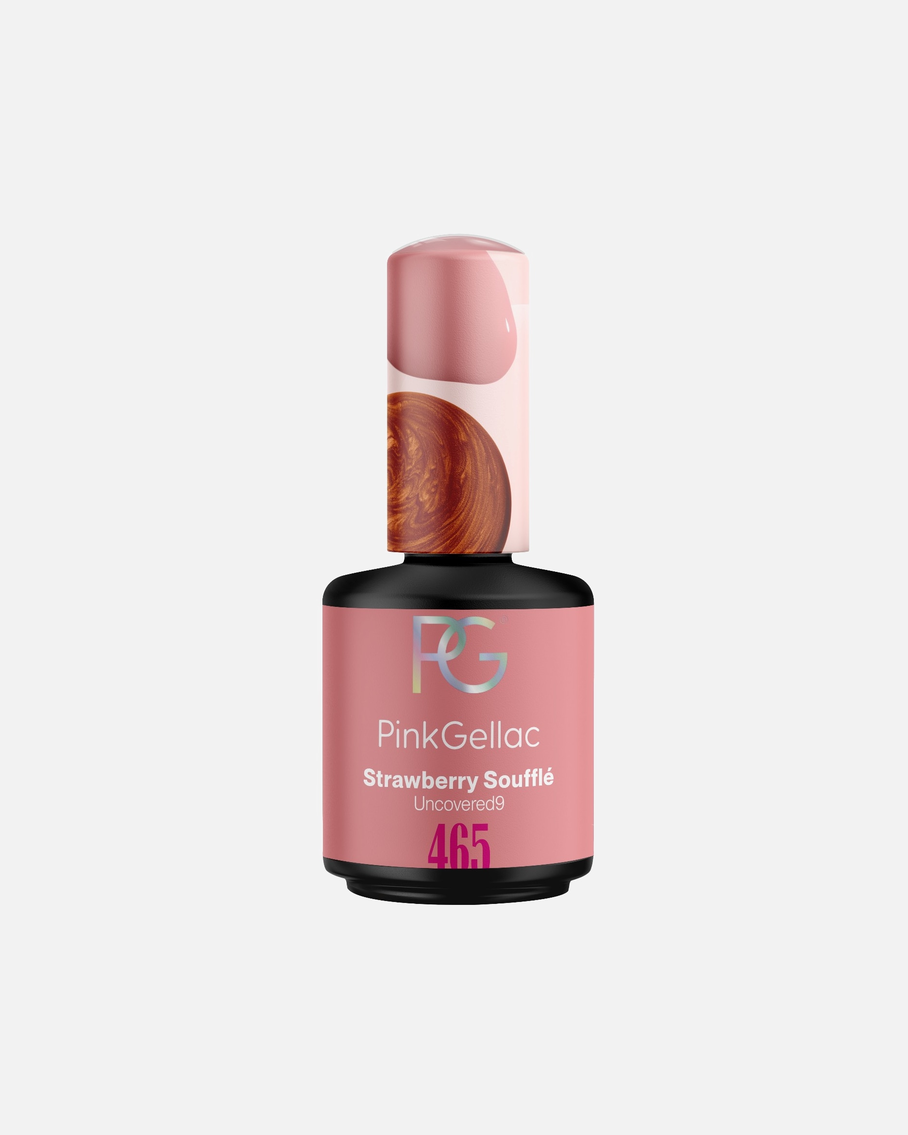 UV-nagellak voor UnisexPink GellacGel Nagellak465 Strawberry Soufflé