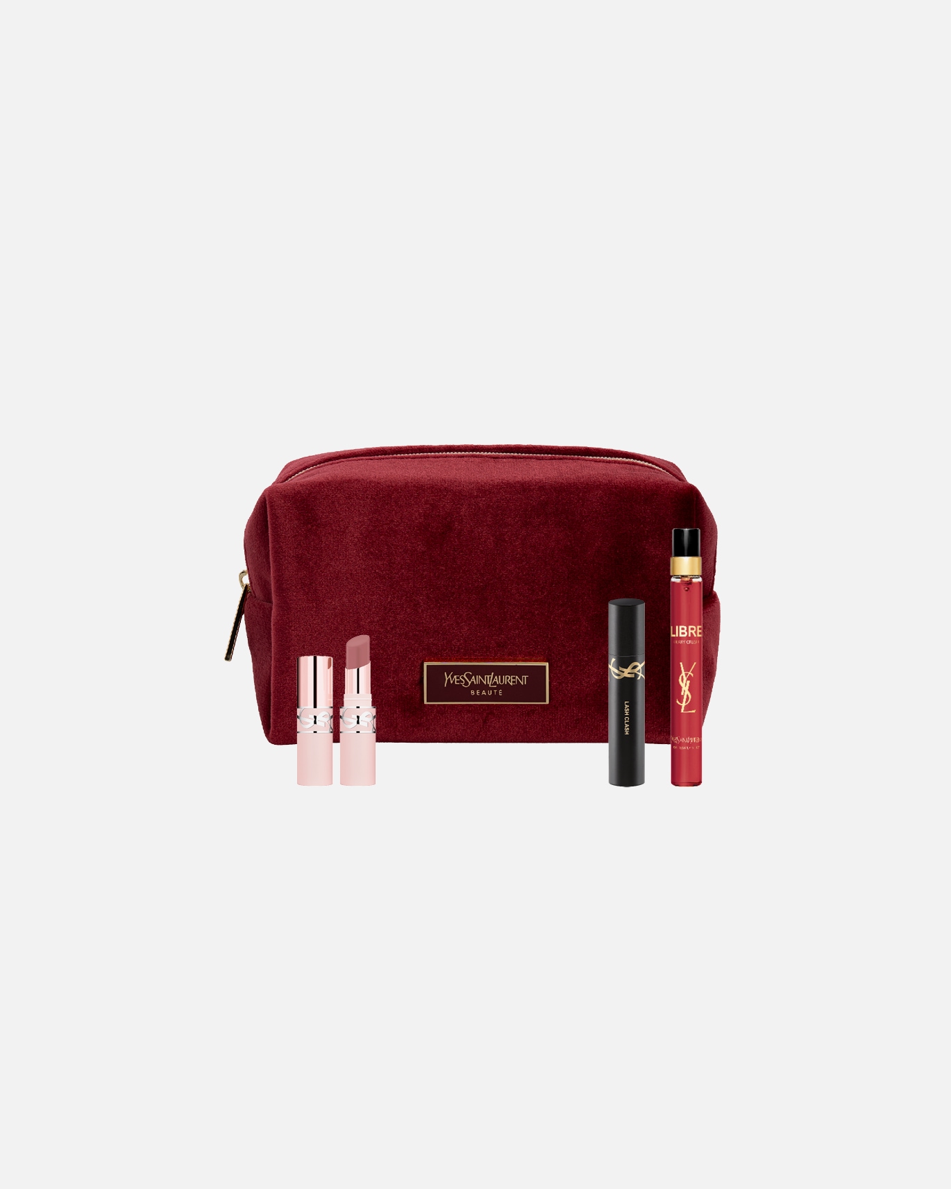 Yves Saint Laurent pouch met luxe miniaturen