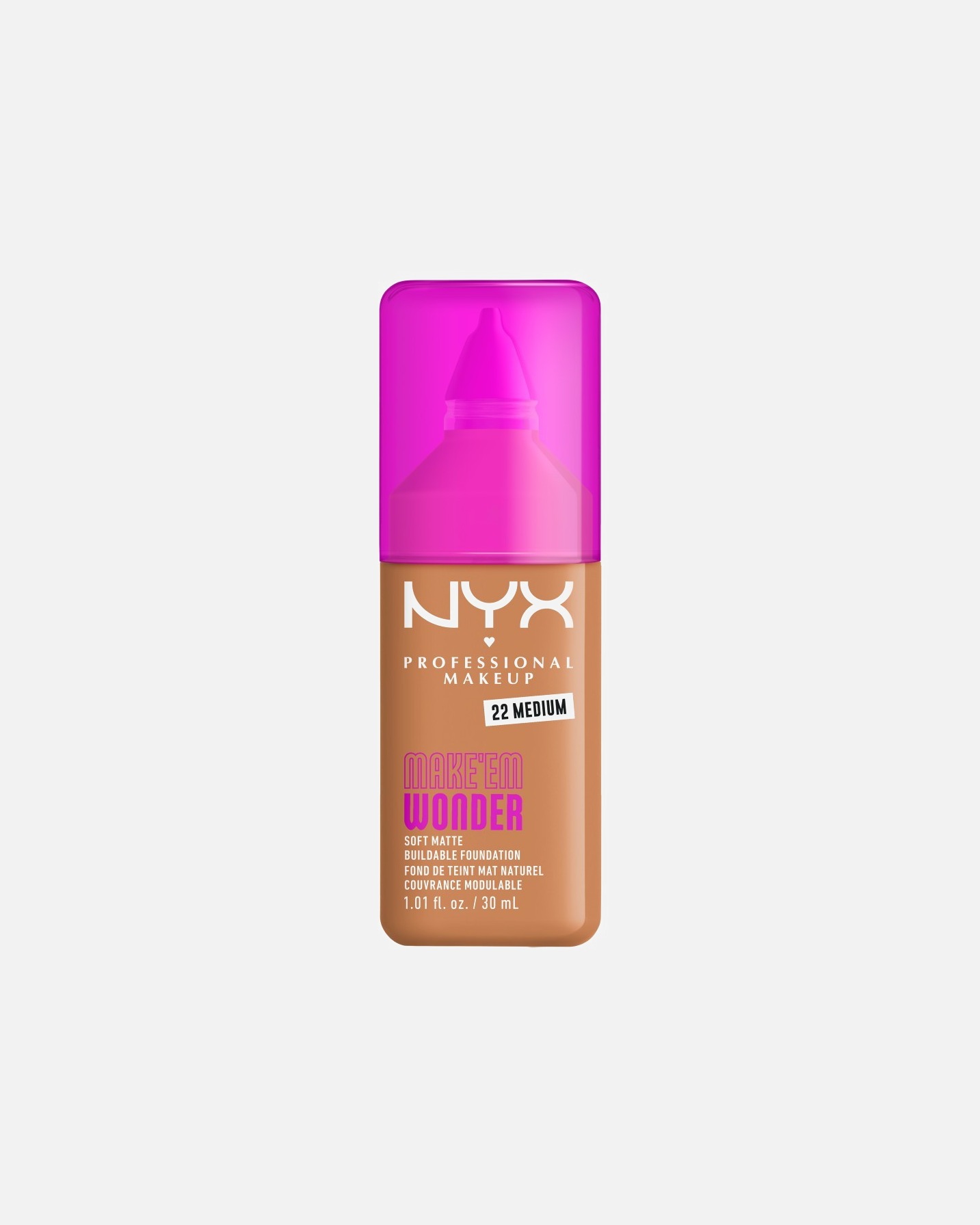 Foundation voor NYX Professional MakeupMake 'EM Wonder22 - MEDIUM