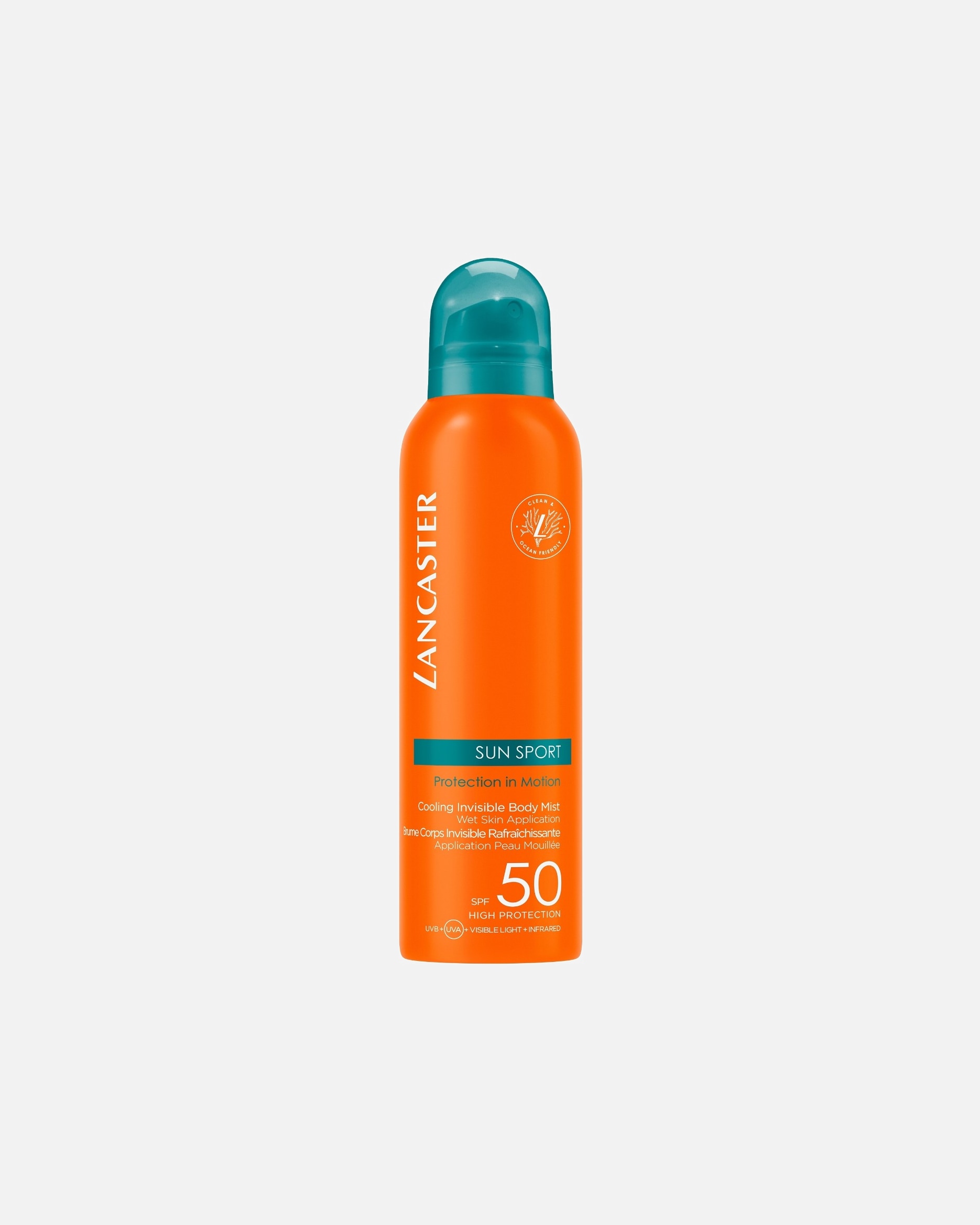 Zonnecrème voor UnisexLancasterSun CareSun Sport Cooling Invisible Body Mist SPF50200 ml