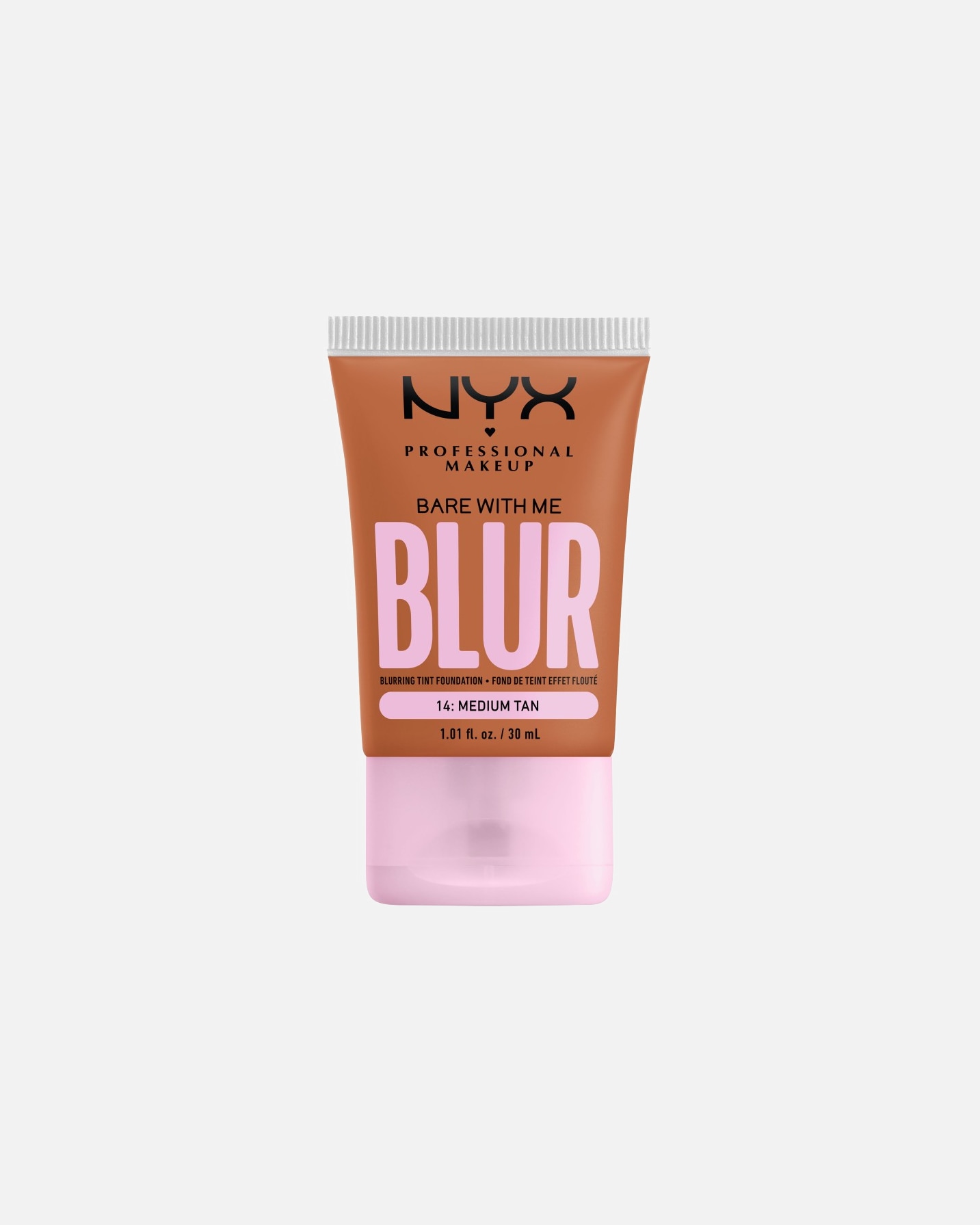 Fond de teint pour UnisexeNYX Professional MakeupBare With Me Blurring Tint Foundation14 - Medium Tan