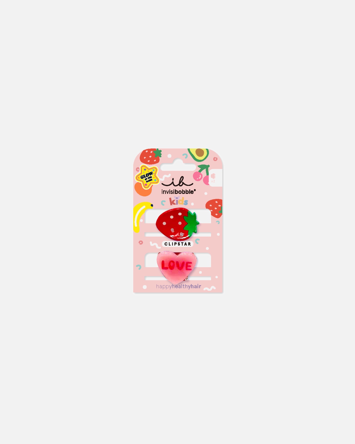 Haarspelden voor UnisexInvisibobbleClipstarKIDS Frutti Strawberry1 stuk
