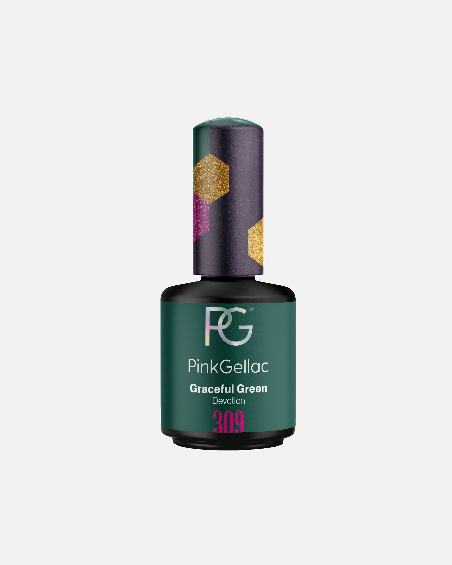 UV-nagellak voor UnisexPink GellacGel Nagellak309 Graceful Green