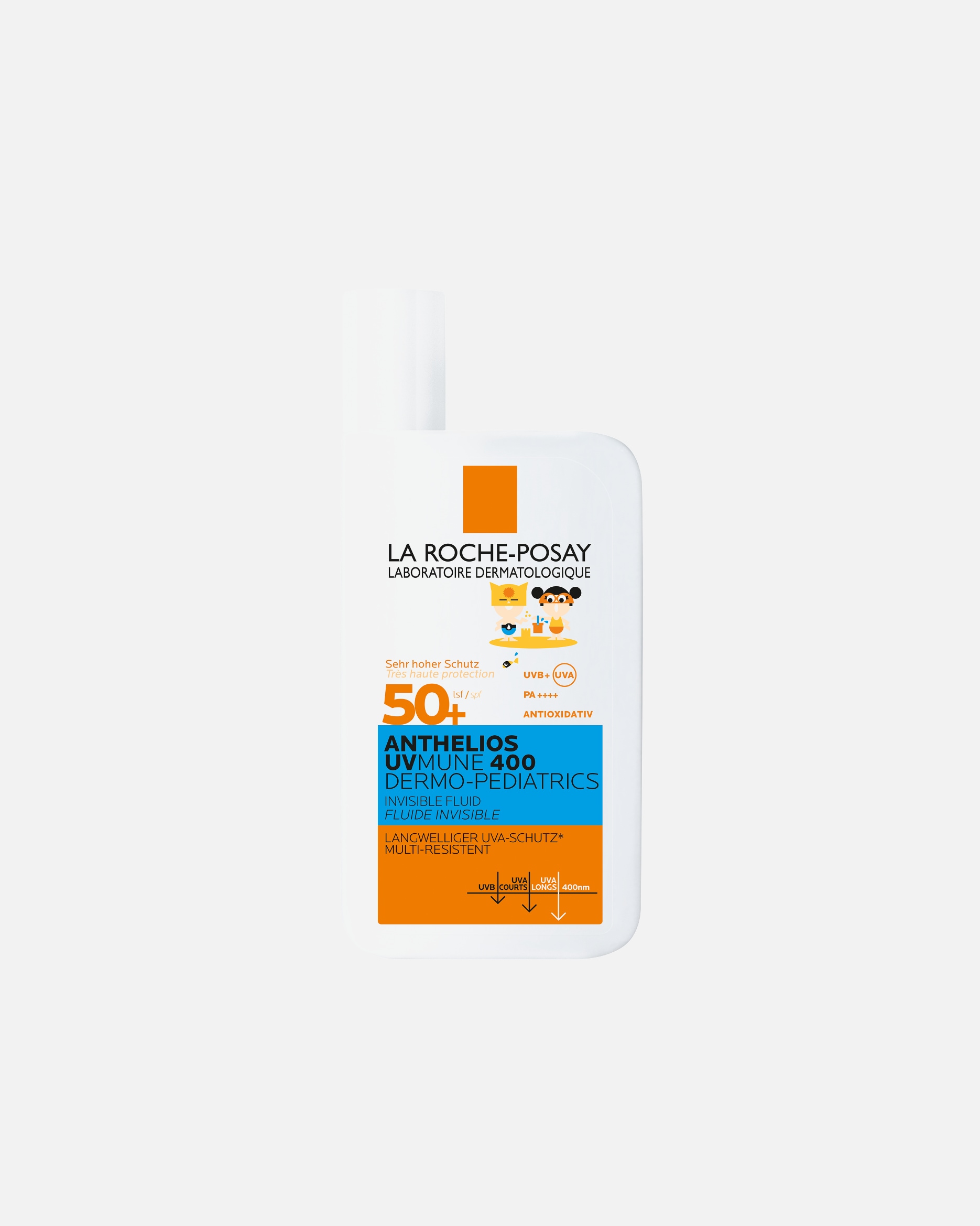 Crème solaire pour UnisexeLa Roche-PosayAntheliosUVMUNE 400 Kids Invisible Fluid LSF 50+50 ml