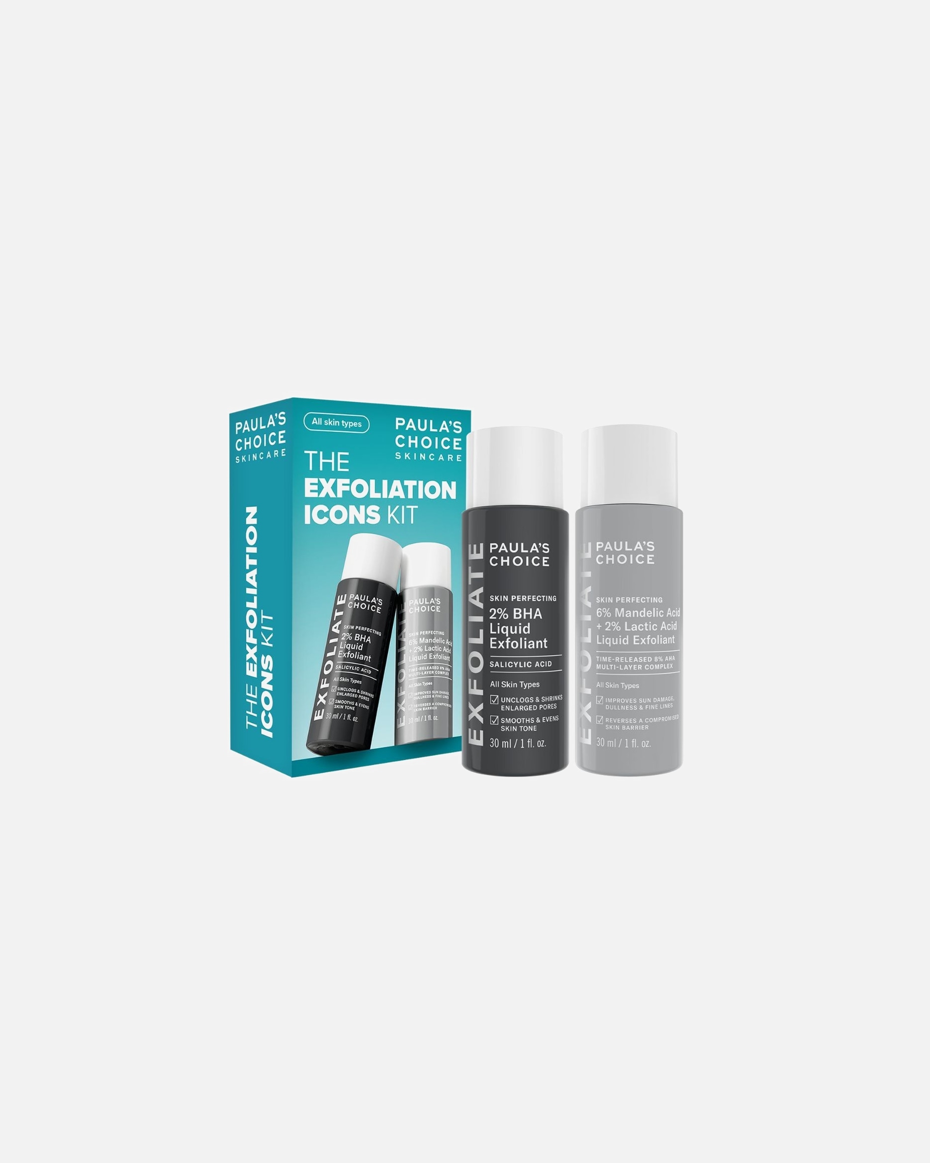 Coffret nettoyage du visage pour UnisexePaula's ChoiceSkin PerfectingMini-Kit Multi-Level ExfoliantMini-Kit Multi-Level Exfoliant