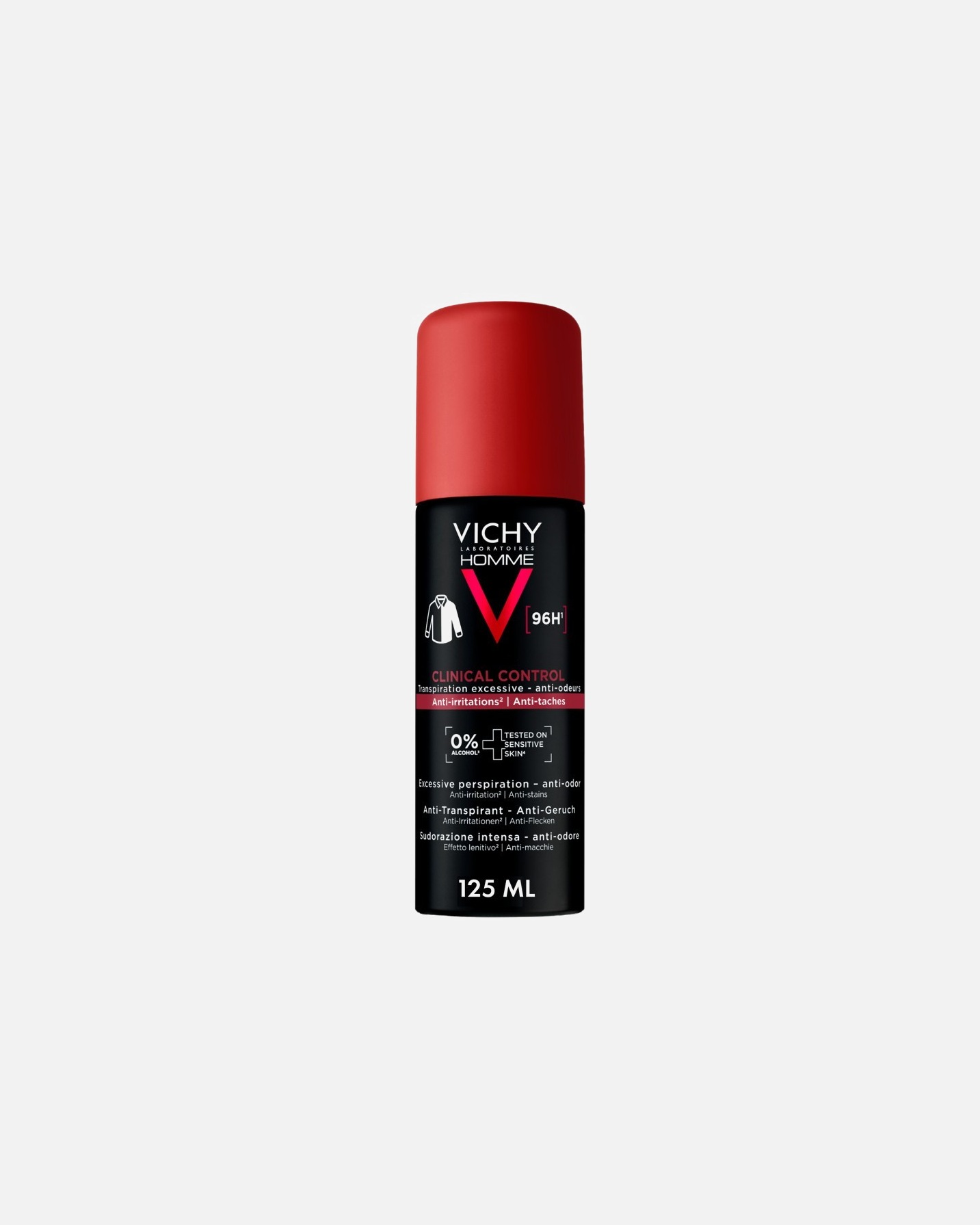Deodorant voor VichyHommeClinical Control Anti-Transpirant 96H125 ml