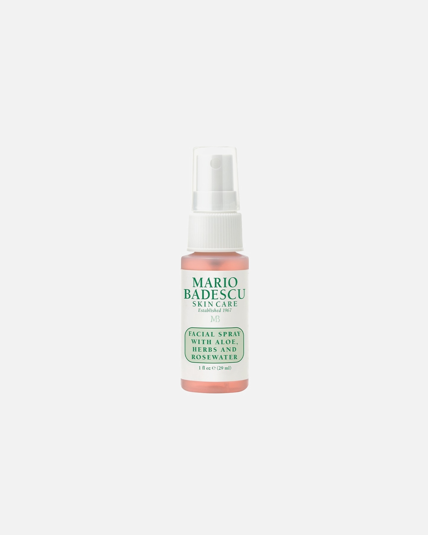 pour UnisexeMario BadescuHerbs & RosewaterMario Badescu Facial Spray with Aloe, Herbs and Rosewater (29 ml) à partir d'une commande de 20 € sur les produits Mario Badescu