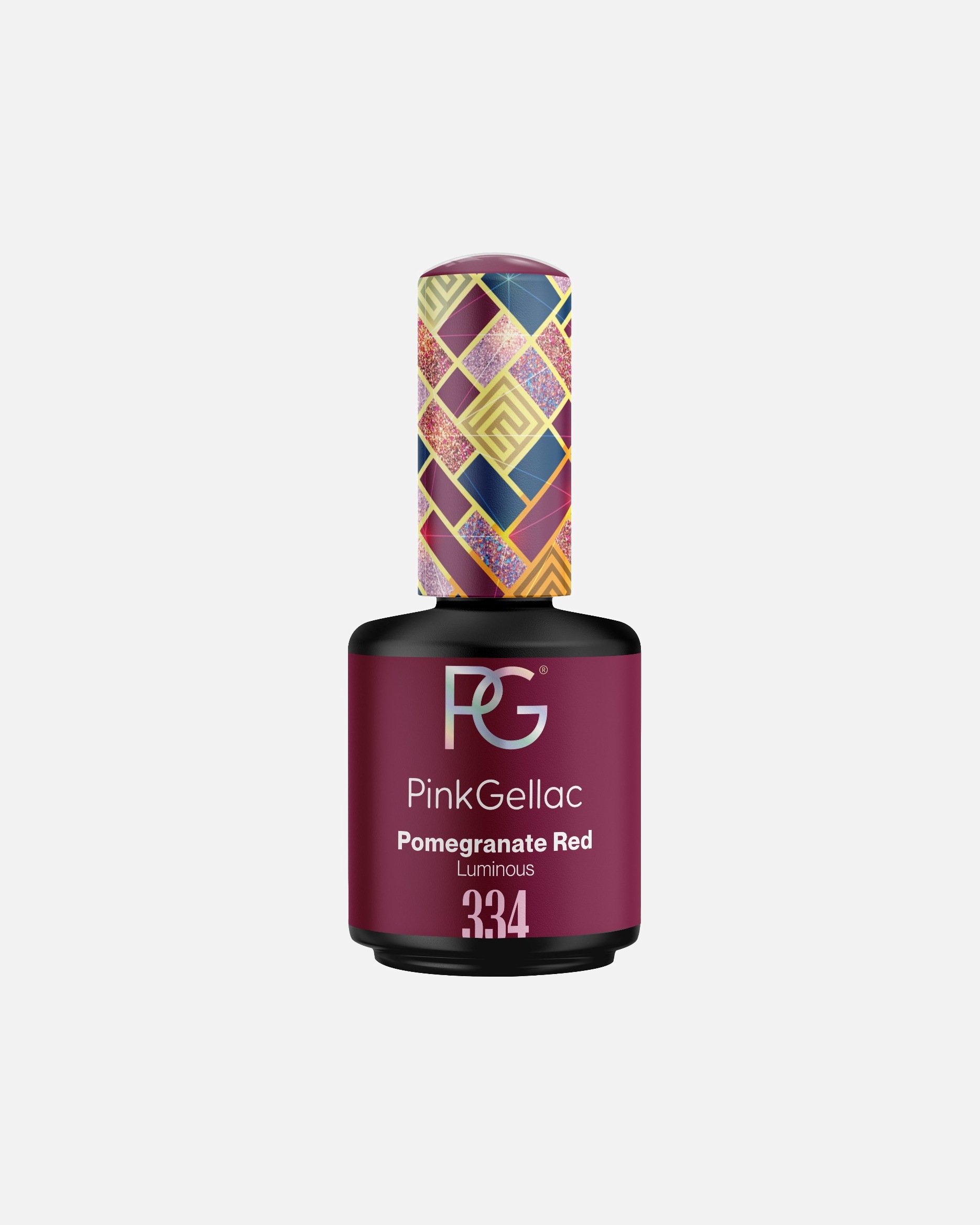 UV-nagellak voor UnisexPink GellacGel Nagellak334 Pomegranate Red