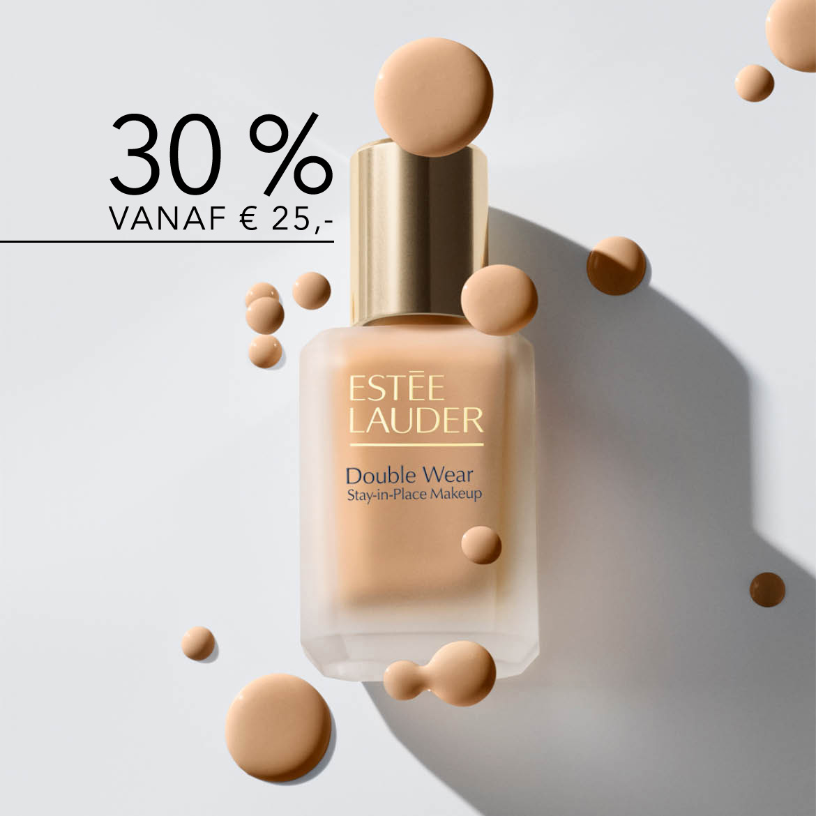 Ontdek Estée Lauder Double Wear Stay-in-Place Makeup, nu met 30% korting vanaf € 25,-, voor een langdurige, perfecte teint.