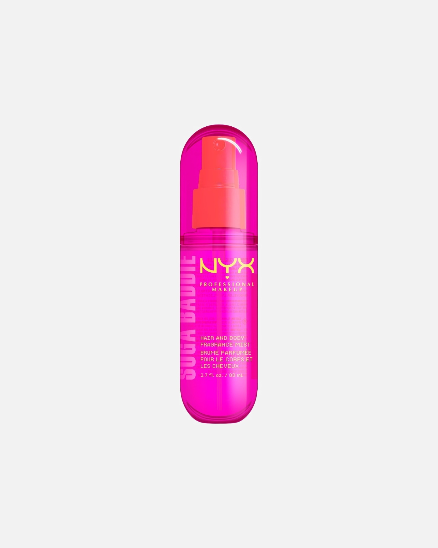 Lichaamsspray voor UnisexNYX Professional MakeupFat Oil BodySuga Baddie Hair & Body Fragrance Mist80 ml