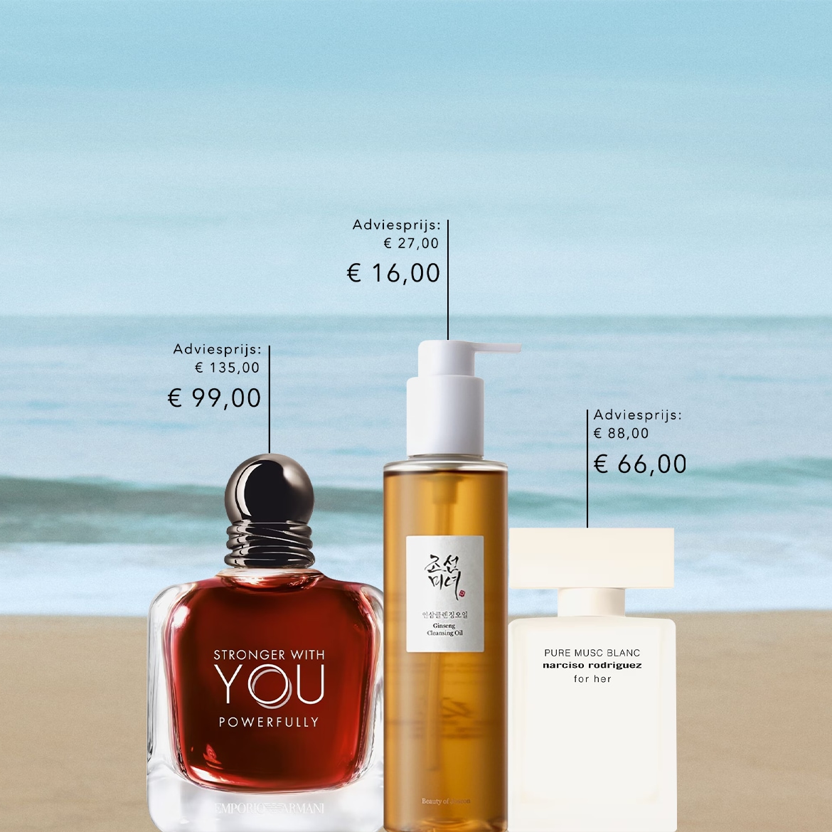 Ontdek de luxe van Emporio Armani Stronger With You Powerfully, een parfum gepresenteerd in een dieprode flacon, nu voor € 99,00.