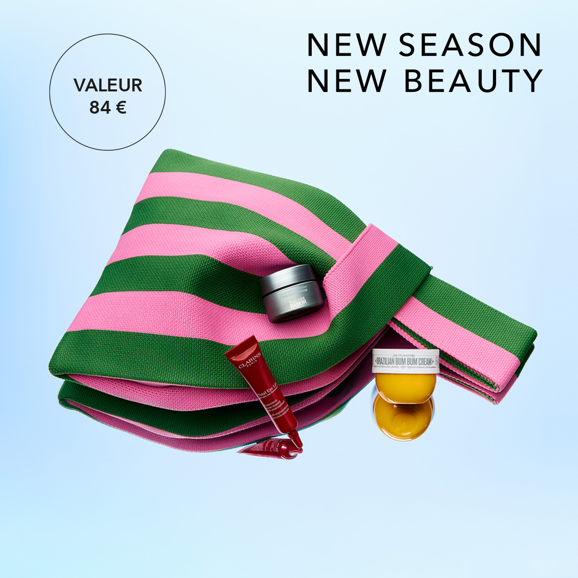 Découvrez la nouvelle collection de Clarins, Babor et Sol de Janeiro, d'une valeur de 84 €, pour un look frais cette saison.