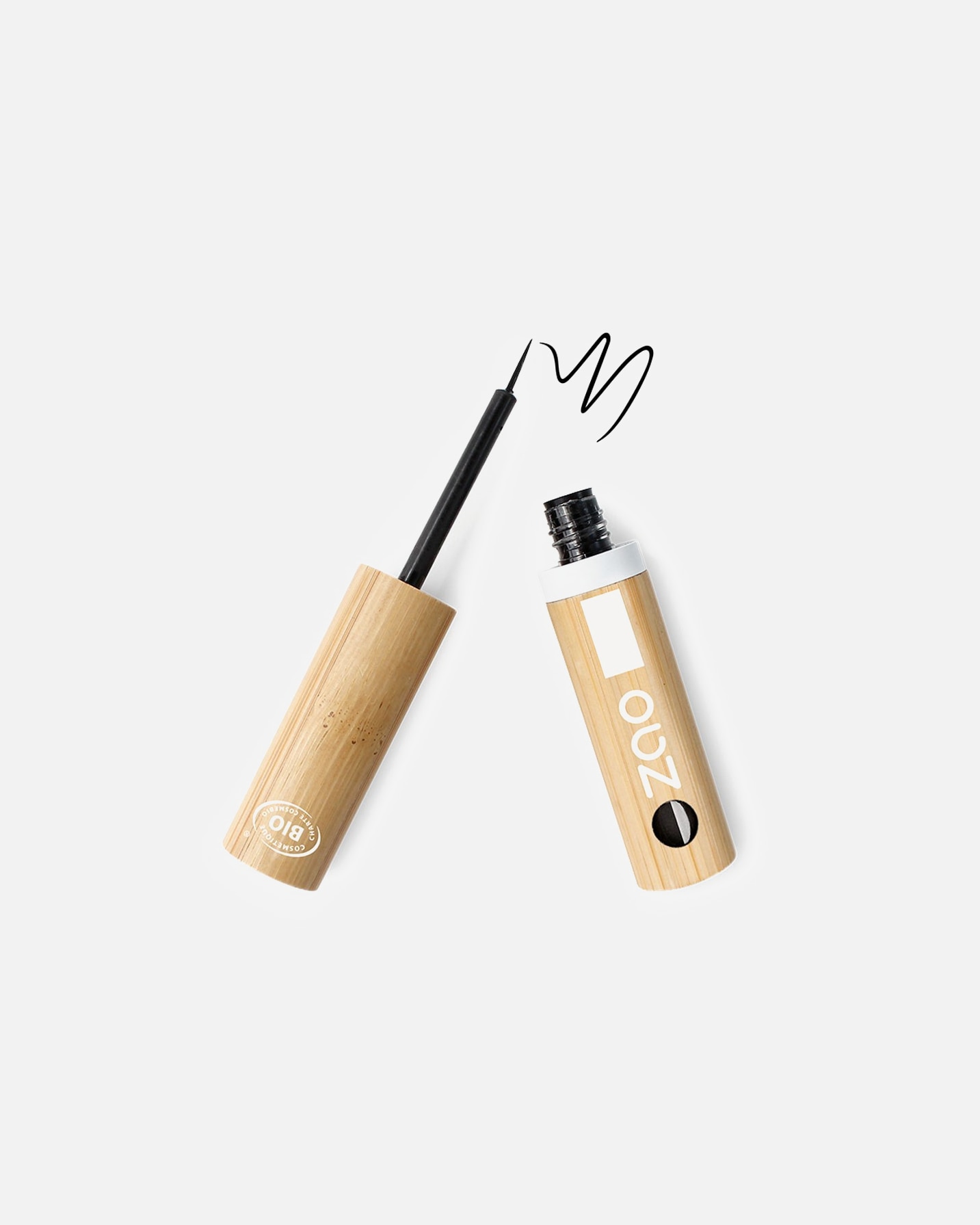 Eyeliner voor UnisexZAOBamboo Eyeliner Brush70 - BLACK INTENSE