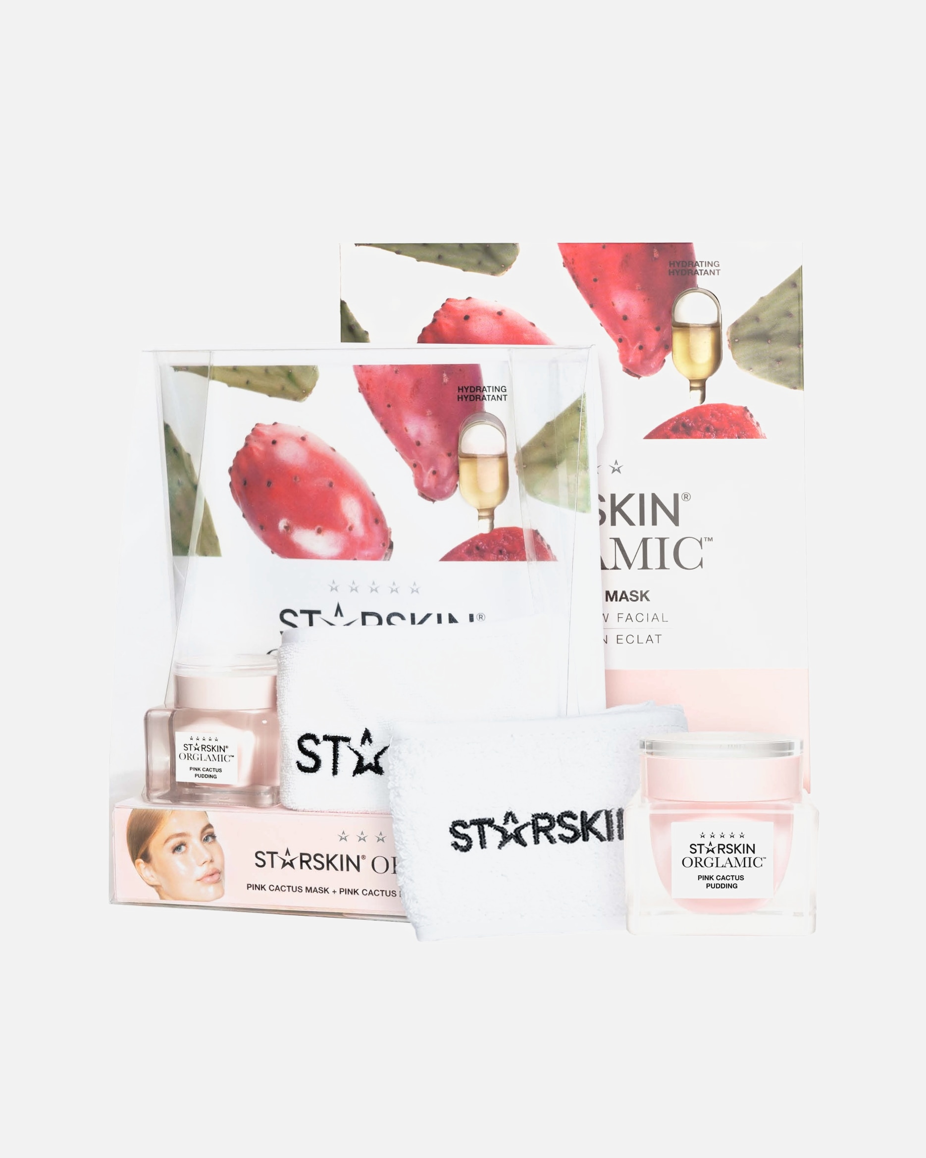 Gezichtsverzorgingsset voor UnisexSTARSKIN ®Orglamic™ Pink Cactus1 stuk