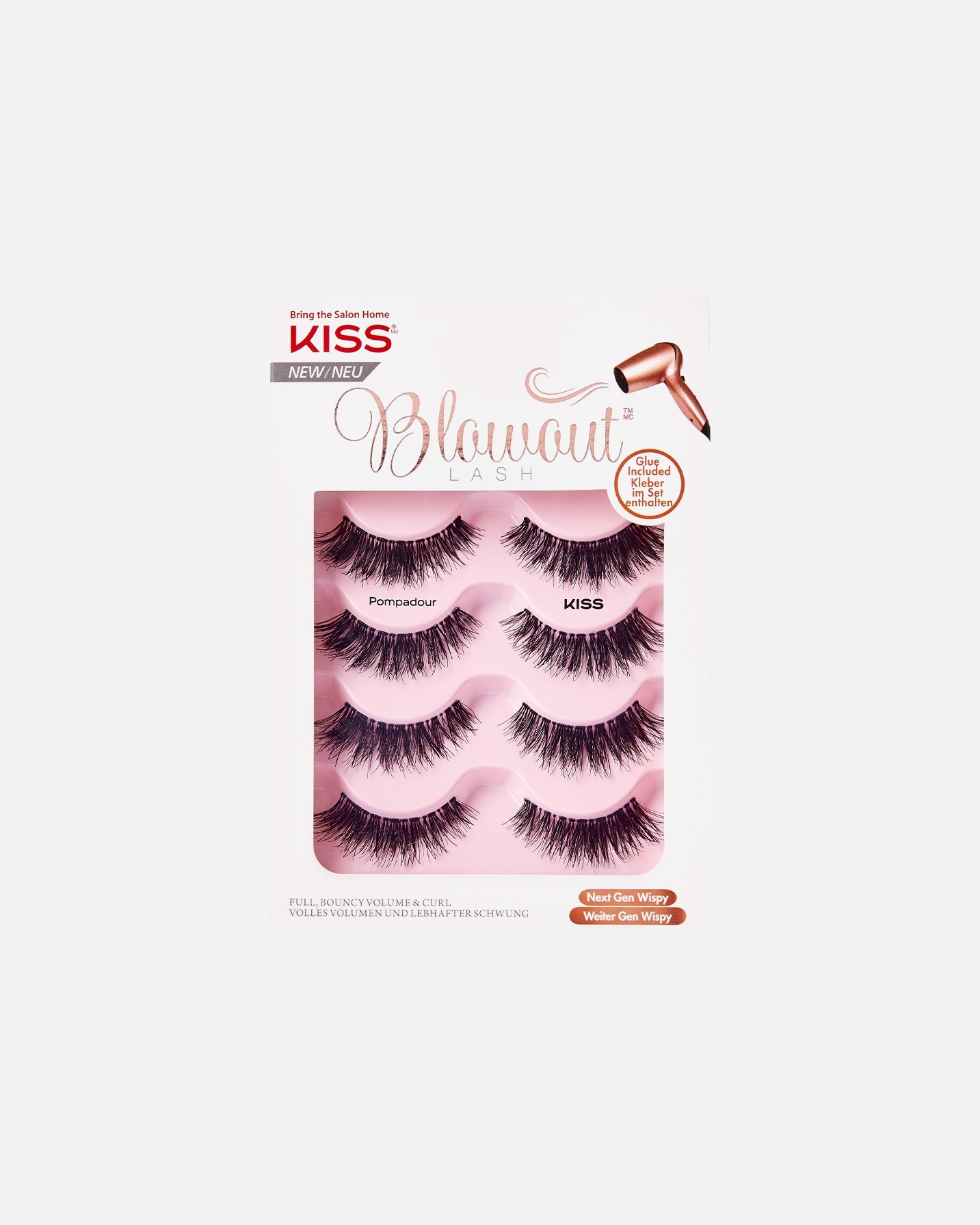 cils artificiels pour UnisexeKISSÉpilation de la bande de cilsMulti Pack #02