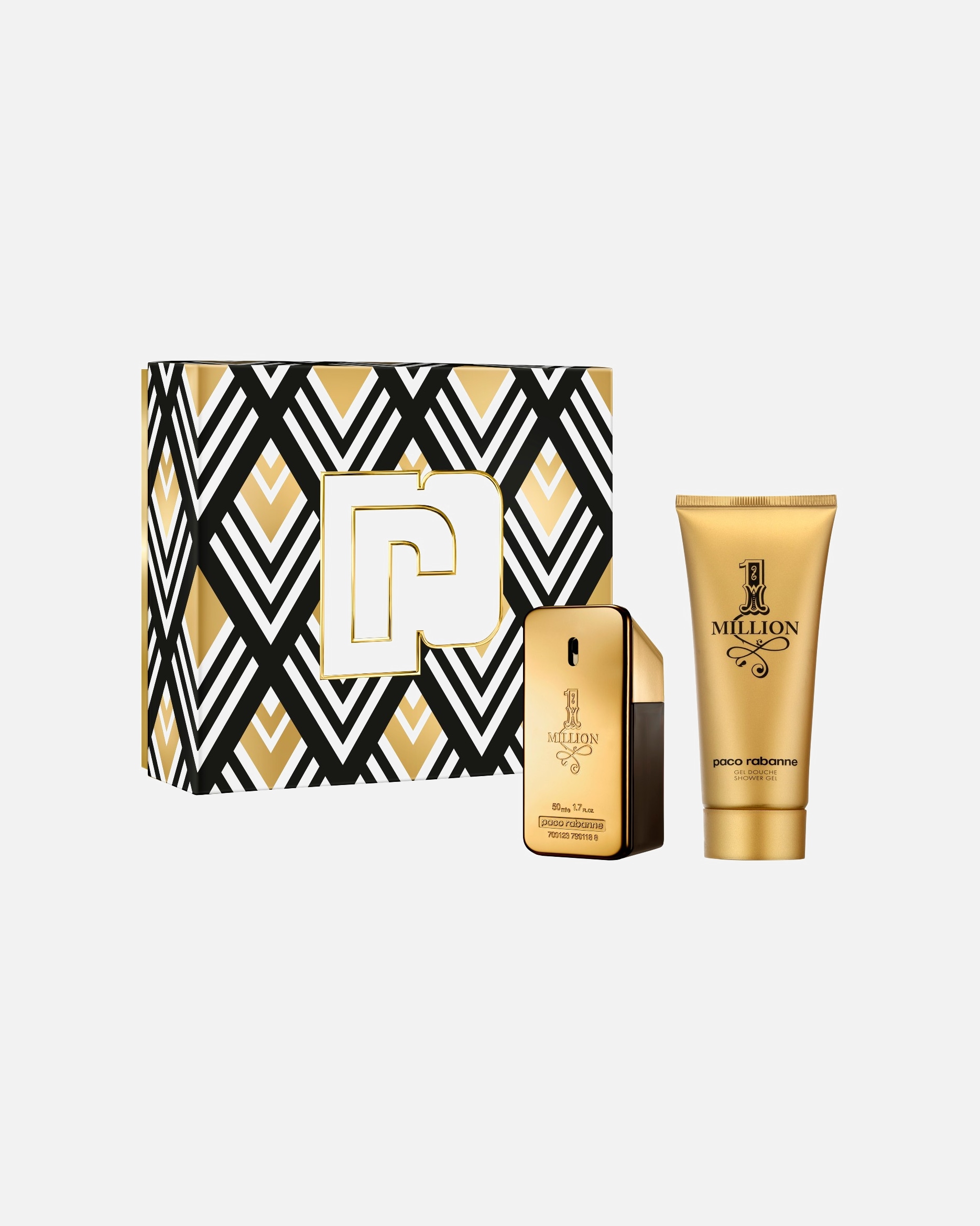 Coffret de parfum pour HommeRabanne1 MillionEau de Toilette 50 ml CoffretQuantité: 1