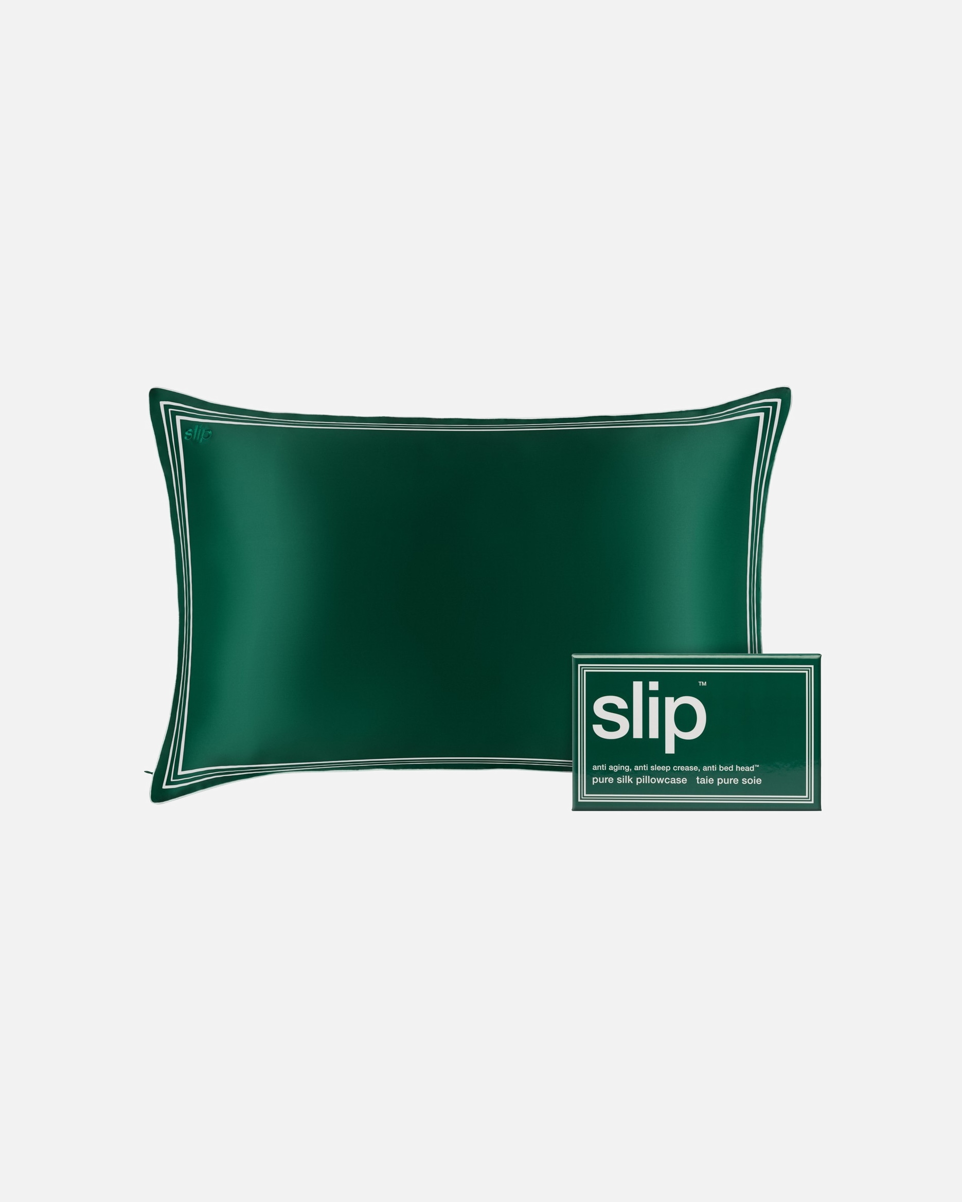 Coussins pour UnisexeSlipTaie D'Oreiller Pure Soie Queen 51 X 76 - The Green1 unité
