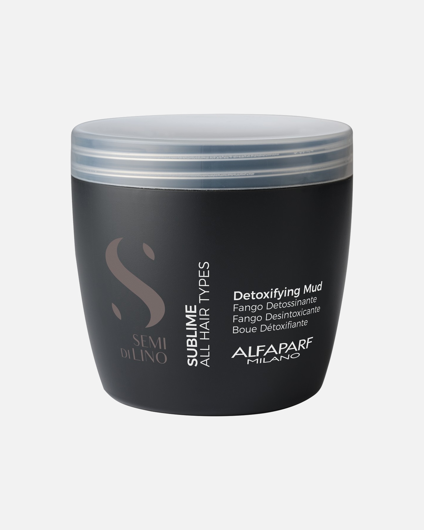 Baume capillaire pour UnisexeALFAPARF MILANOSemi di LinoSublime Detoxifying Mud500 ml