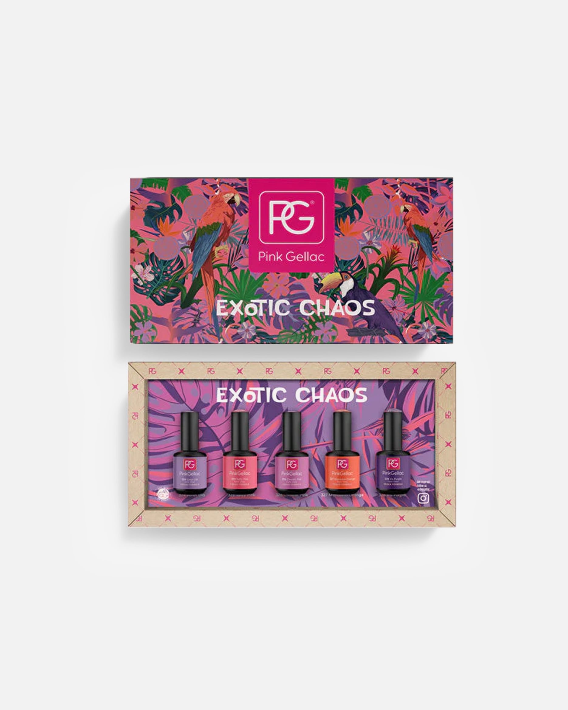 Coffret de vernis à ongles pour FemmePink GellacVernis Semi-Premanent Coffret1 unité