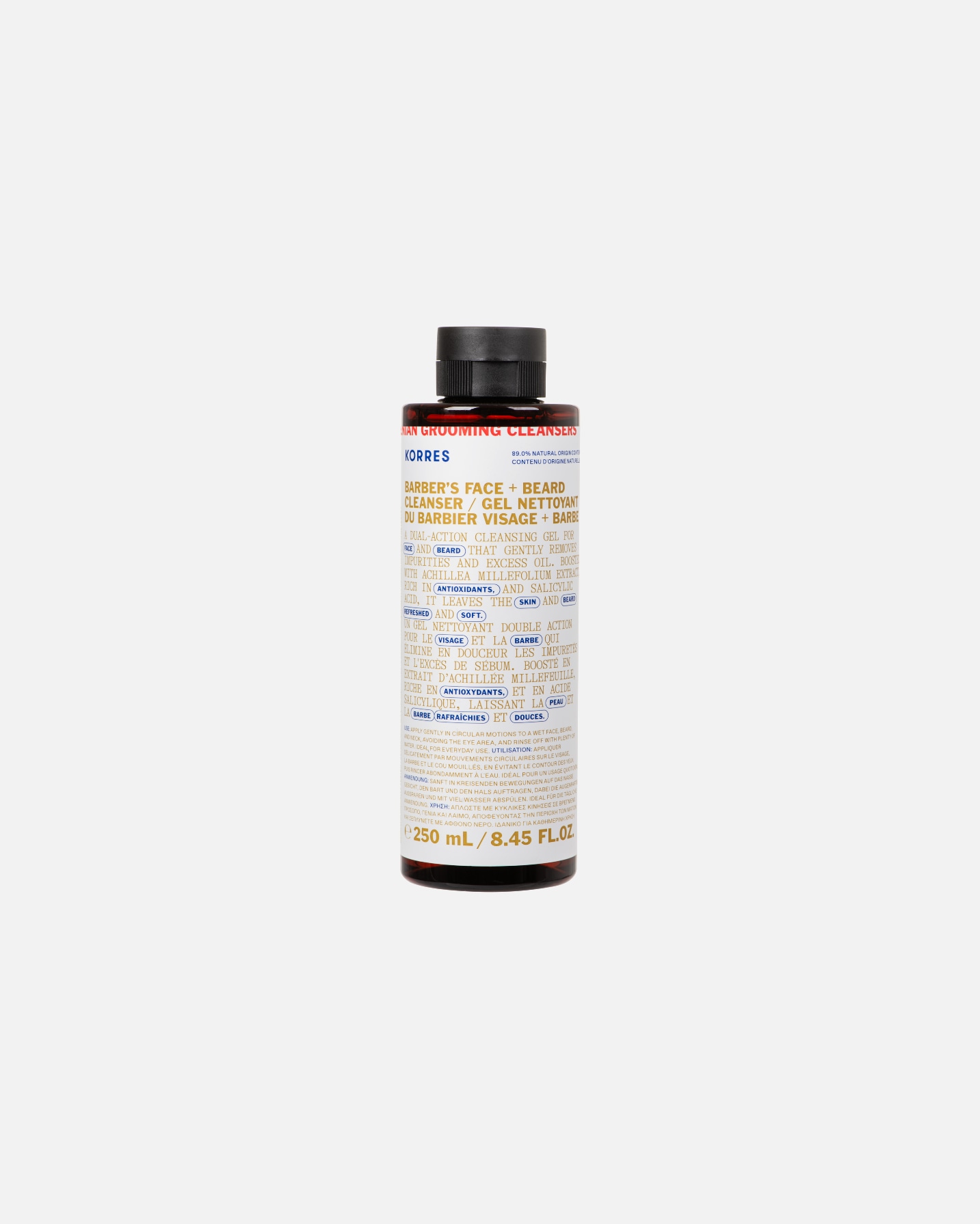 Reinigingsgel voor KORRESAthenian Grooming250 ml