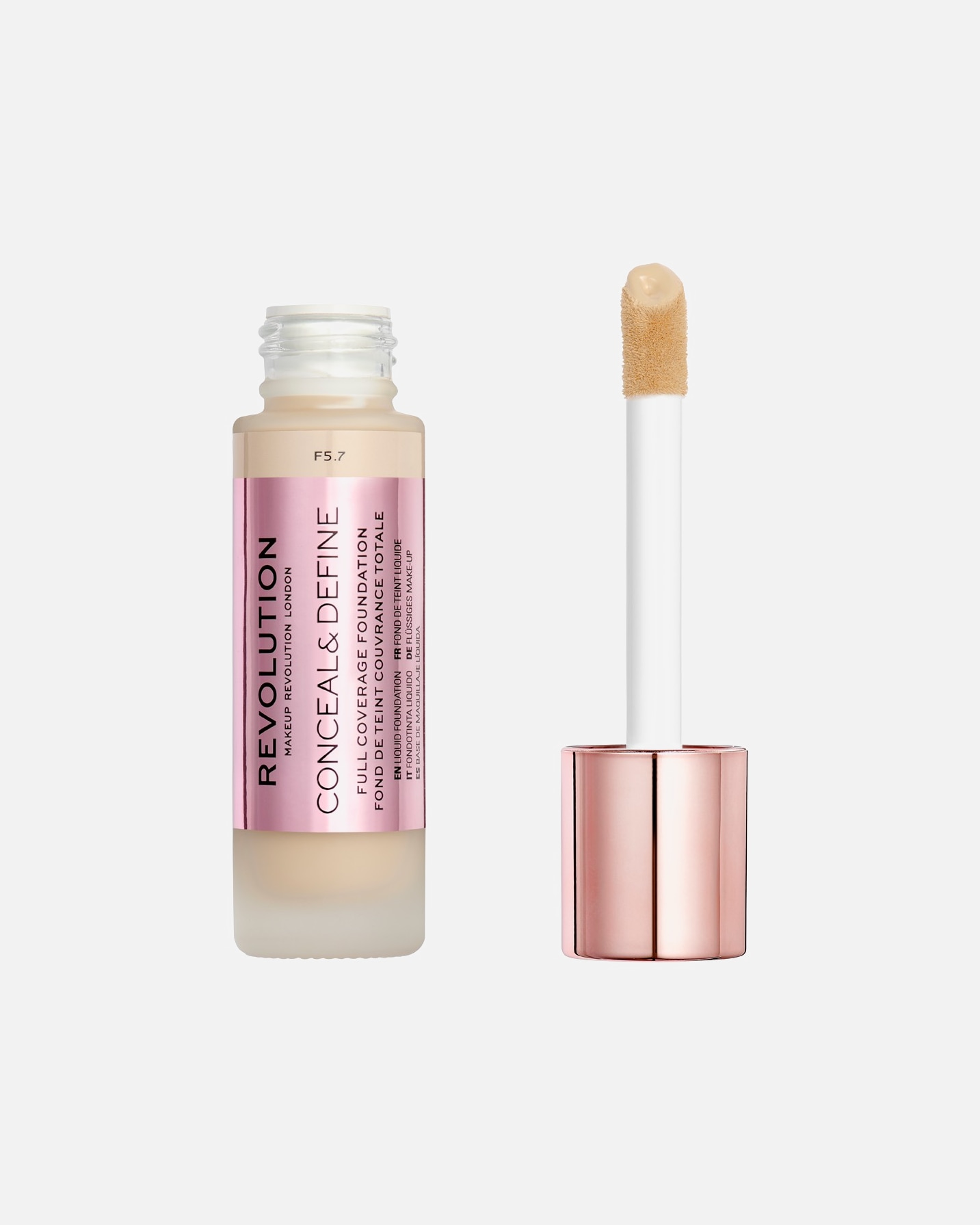 Foundation voor UnisexRevolutionConceal & Define FoundationF5.7