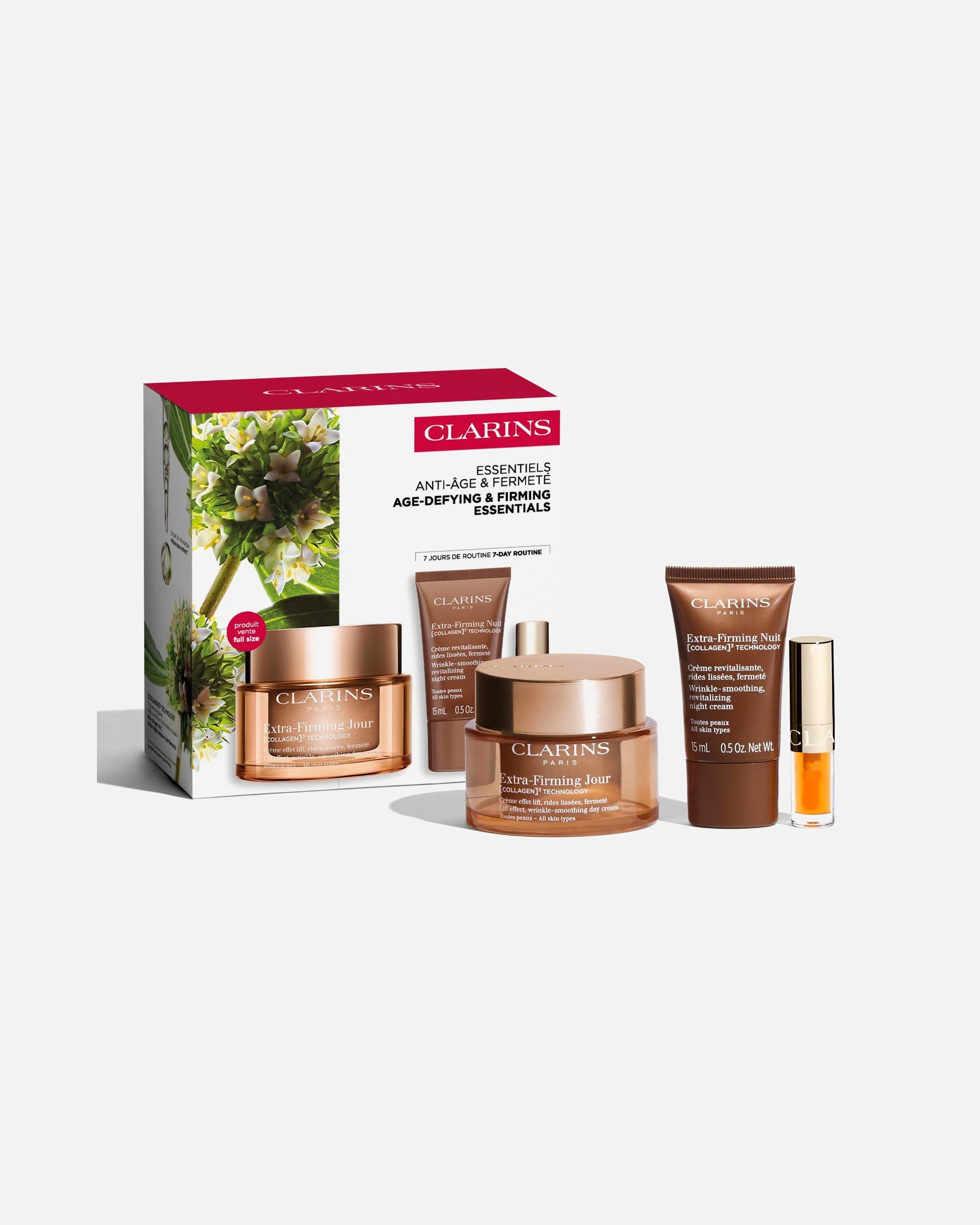 Coffret soin visage pour UnisexeClarinsExtra-Firming 40+Essentiels Anti-âge & Fermeté1 unité