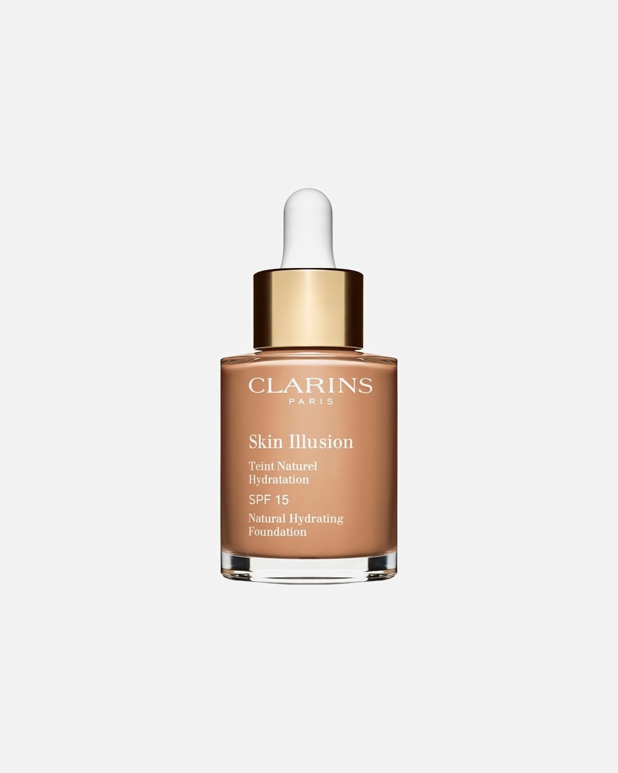 Foundation voor UnisexClarinsSkin Illusion Natural Hydrating Foundation SPF 15112 - AMBER