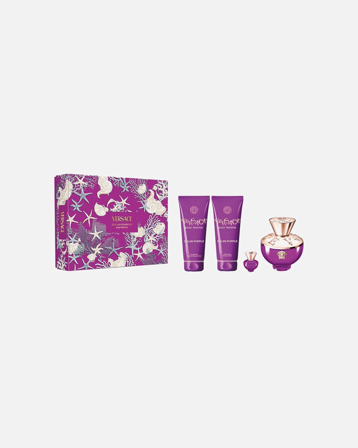 Coffret de parfum pour FemmeVersaceDylan PurpleEau de Parfum 100 ml Set1 unité