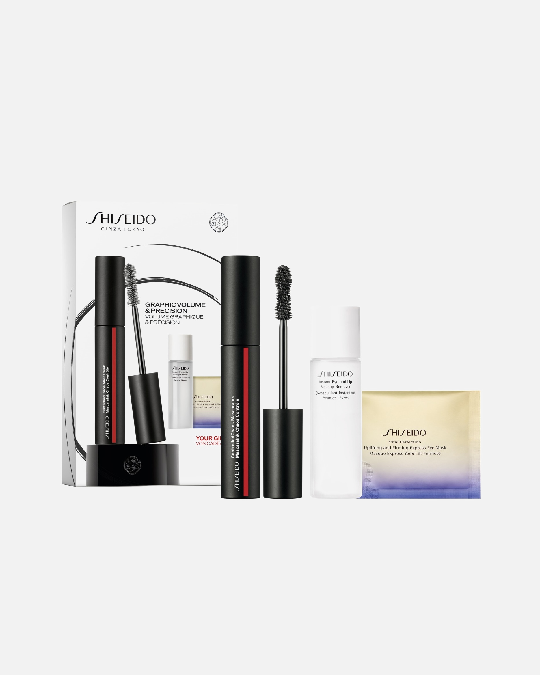 Coffret de maquillage pour les yeux pour FemmeShiseidoGraphic Volume & Precision Mascara1 unité