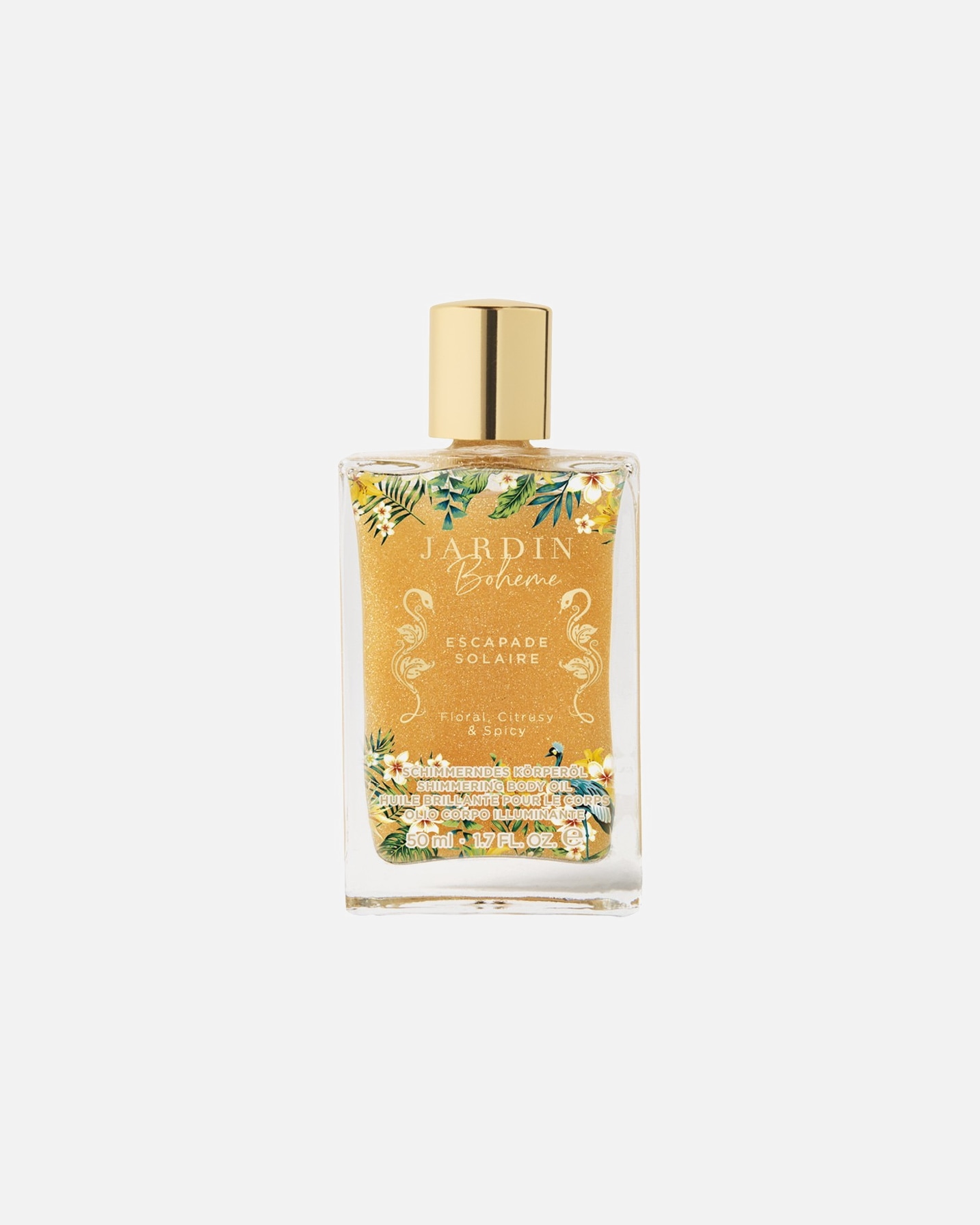 Lichaamsolie voor Jardin BohèmeEscapadeSolaire Oil Shine50 ml