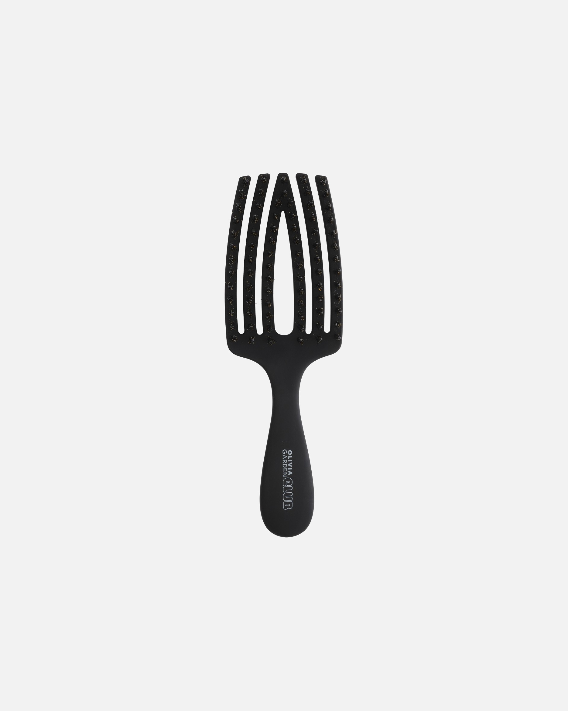 accessoires de coiffage pour UnisexeOlivia Garden ClubTHE NOMAD - Detangling & Shine FingerbrushBLACK