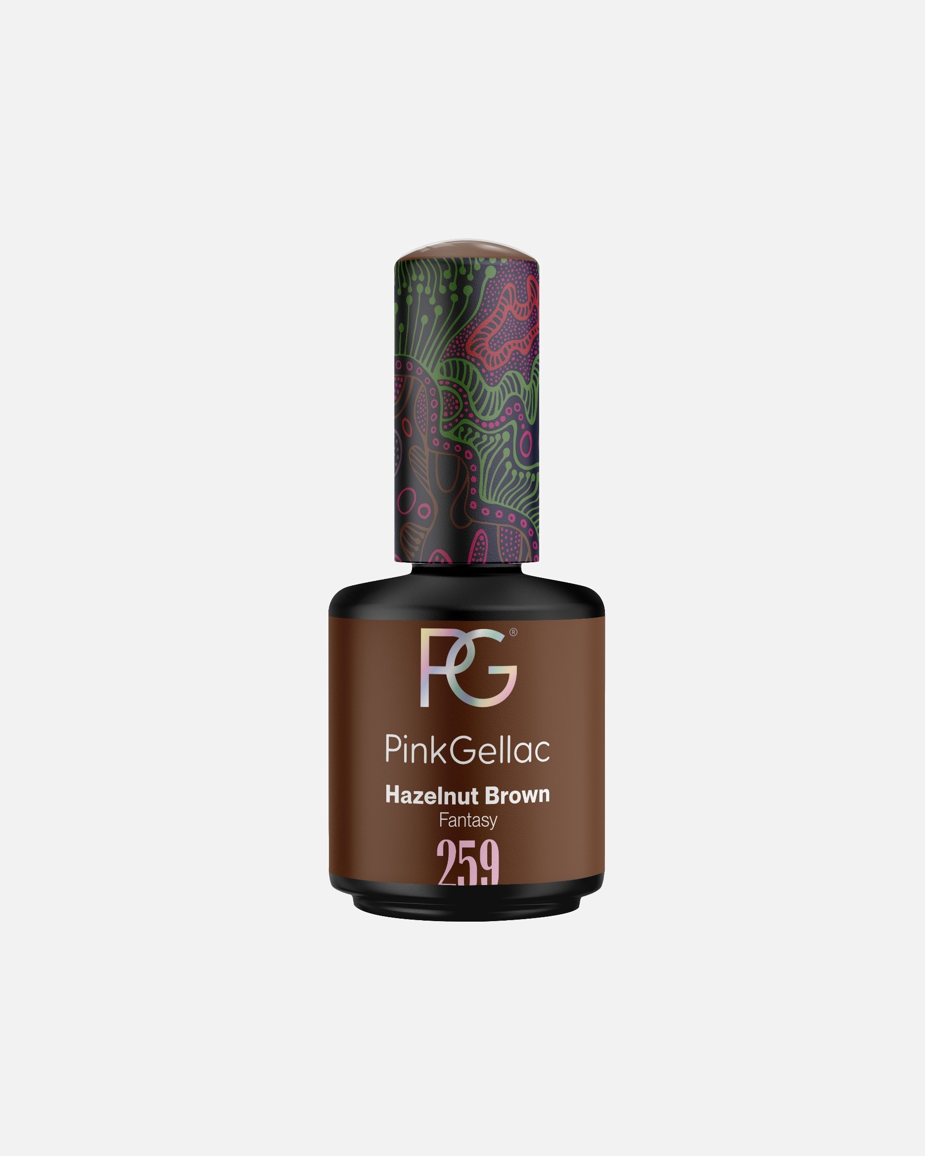 UV-nagellak voor UnisexPink GellacGel Nagellak259 Hazelnut Brown