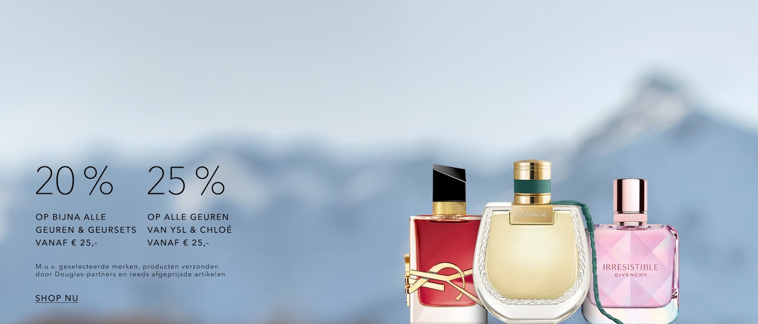 Ontdek de geuren van YSL & Chloé vanaf € 25, en krijg 20% korting op bijna alle geuren en geursets.