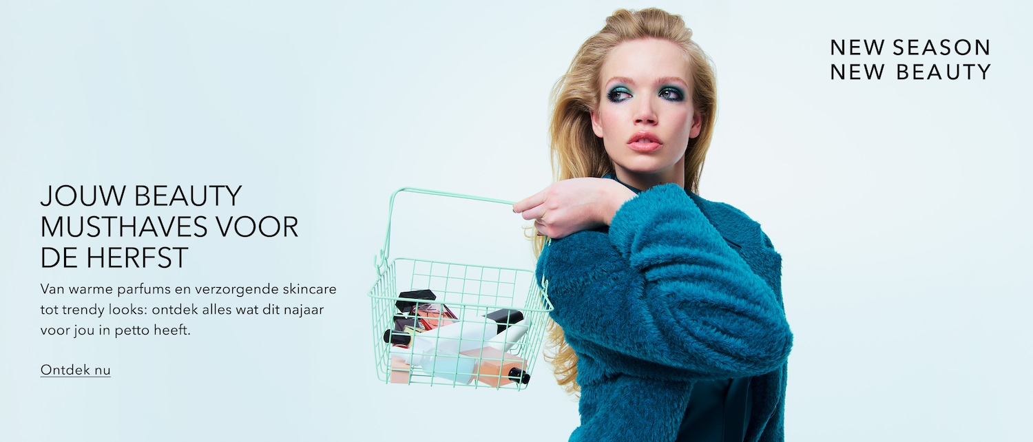 Ontdek jouw beauty musthaves voor de herfst, van warme parfums en verzorgende skincare tot trendy looks, en shop nu de nieuwste collectie.