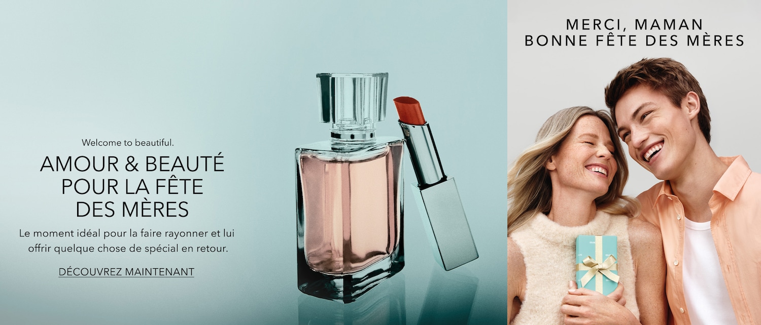 Découvrez l'amour et la beauté pour la fête des mères avec un parfum rose et un rouge à lèvres rouge, le moment idéal pour la faire rayonner et lui offrir quelque chose de spécial.