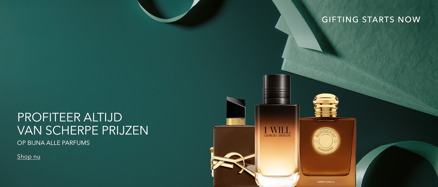 Profiteer altijd van scherpe prijzen op bijna alle parfums en ontdek de "I Will" Giorgio Armani, Burberry Goddess Amber Vanilla en andere parfums.