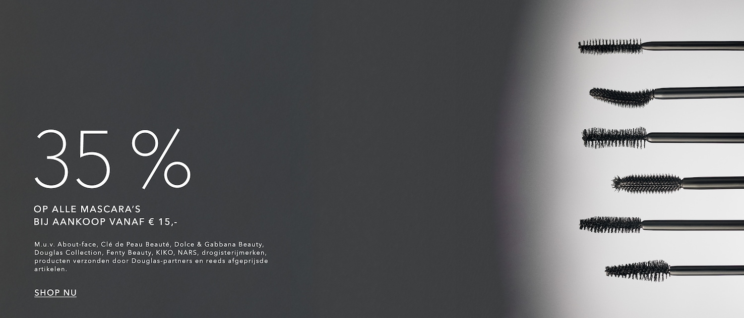 Profiteer van 35% korting op alle mascara's bij een aankoop vanaf €15, exclusief bepaalde merken, en shop nu voor de beste deals!