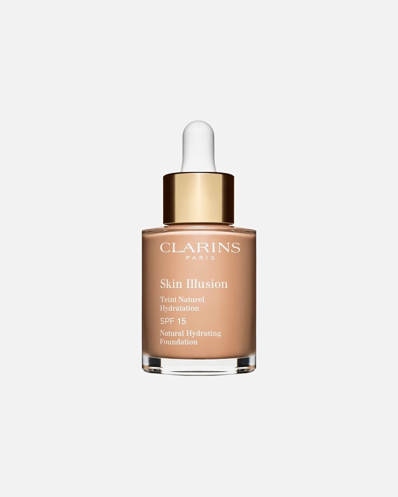 Foundation voor UnisexClarinsSkin Illusion Natural Hydrating Foundation SPF 15109 - WHEAT
