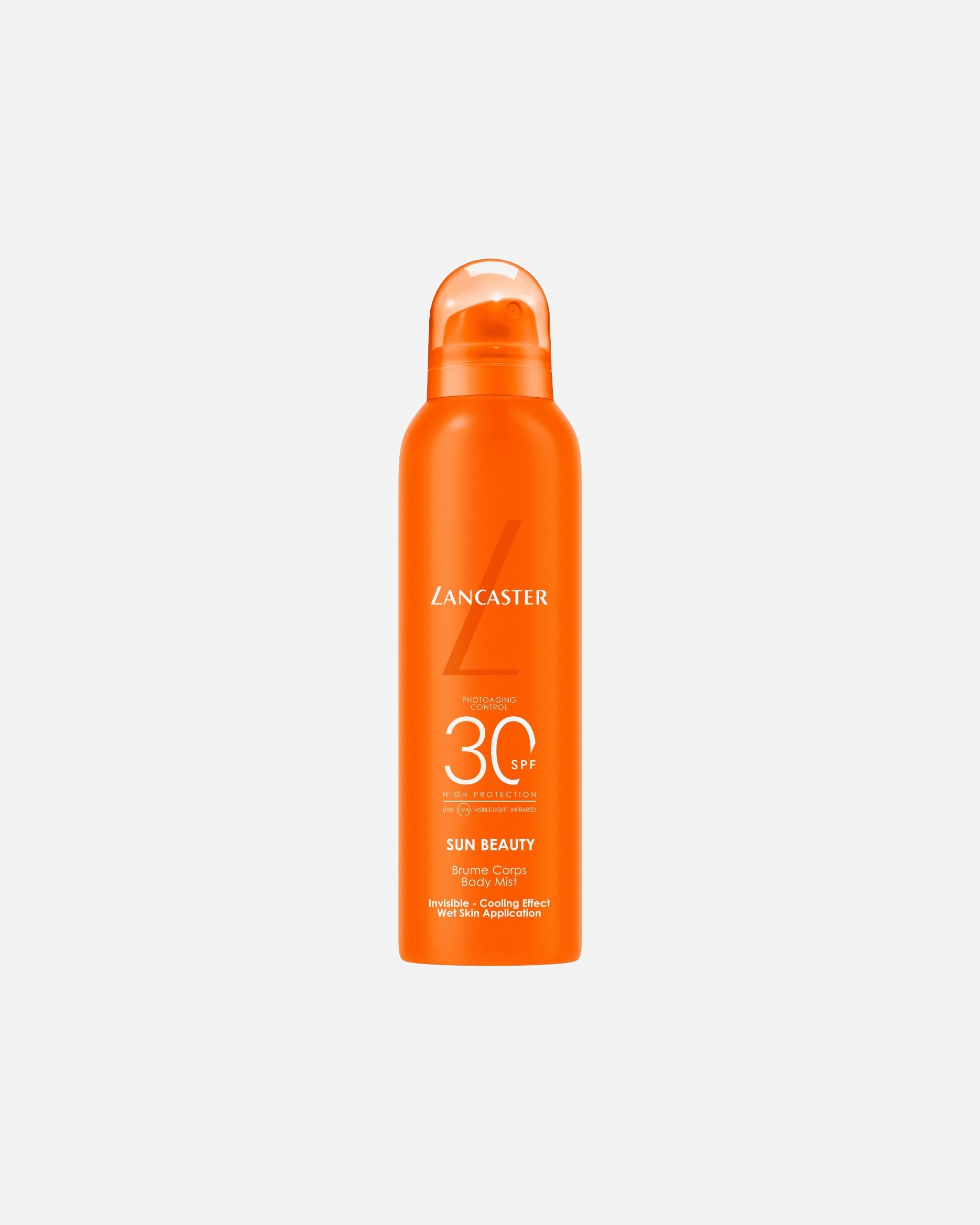 Zonnebrandcrème voor het lichaam voor UnisexLancasterSun BeautyBody Mist SPF30200 ml