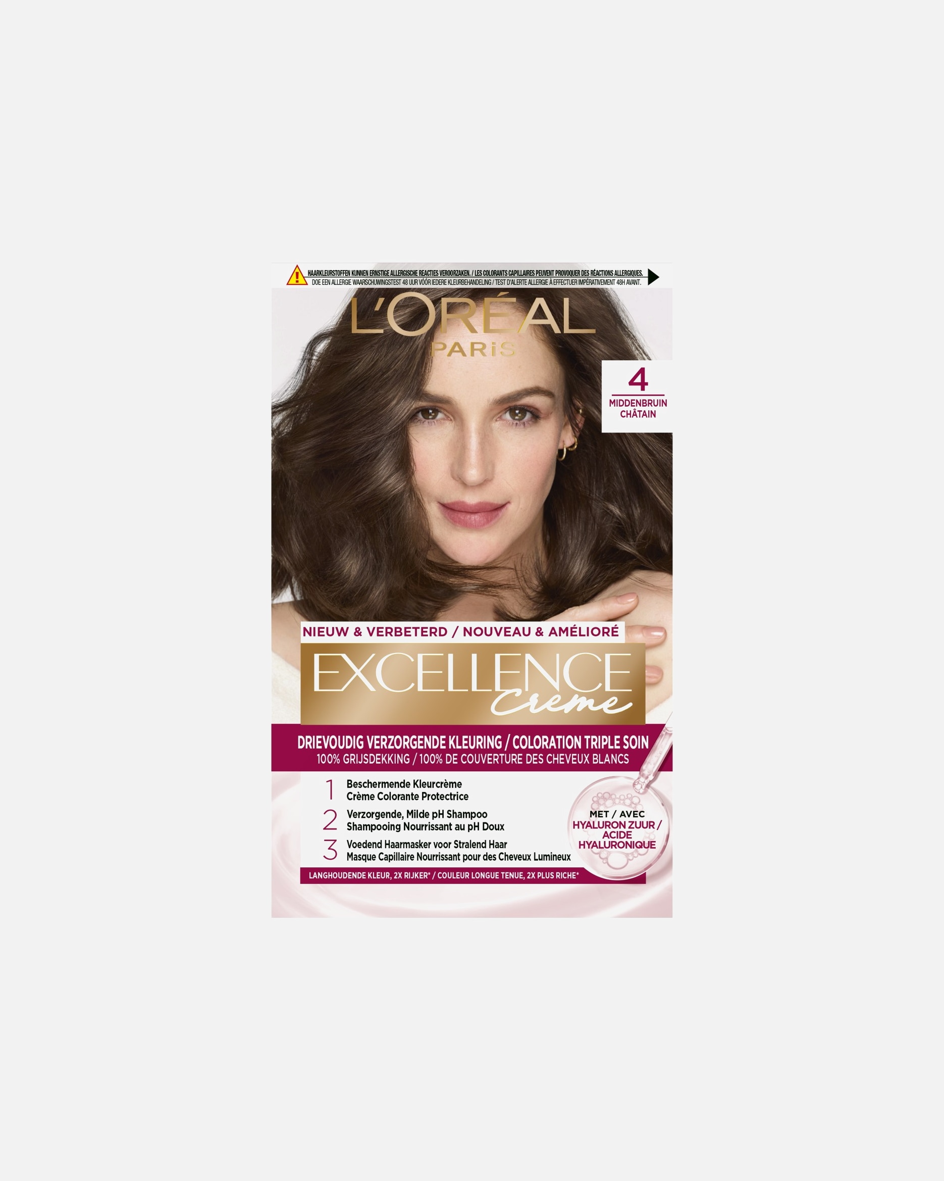 Haarverf voor UnisexL’Oréal Paris4. Middenbruin