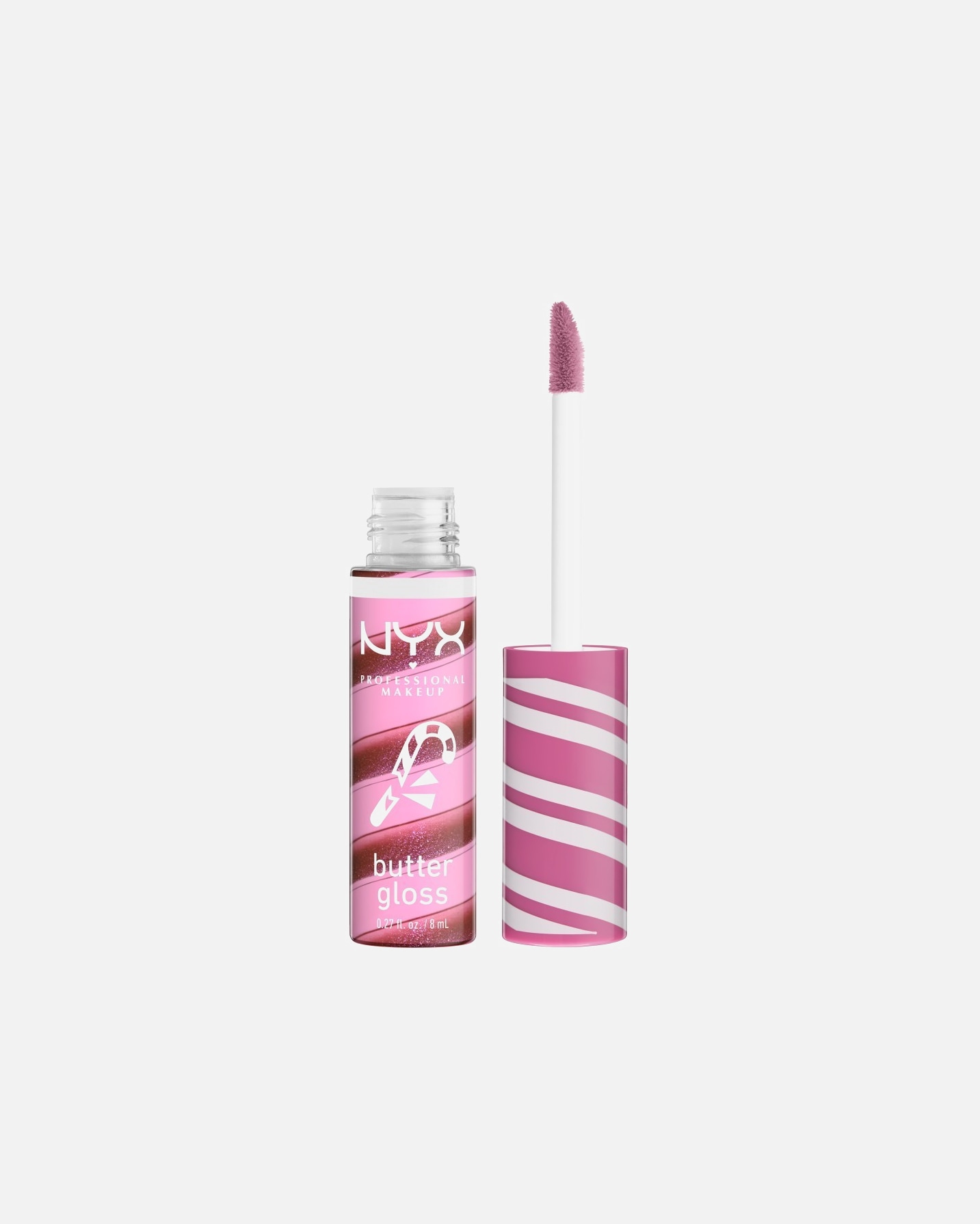 Lip Gloss voor UnisexNYX Professional MakeupHoliday CollectionButter Gloss Swirl04 - HOLLY BERRY SWIRL