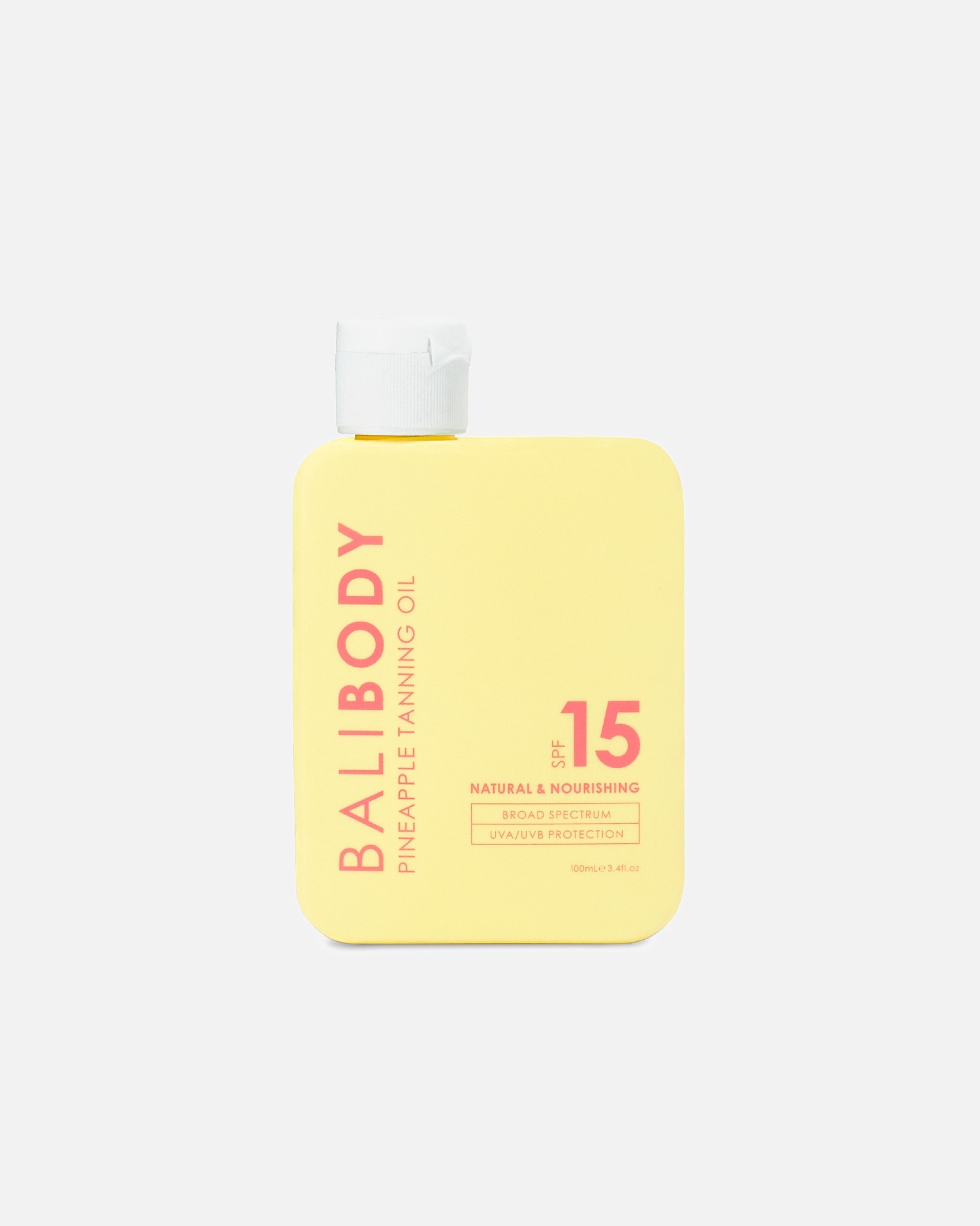 Zelfbruinen voor UnisexBali BodyPineapple Tanning Oil SPF 15100 ml