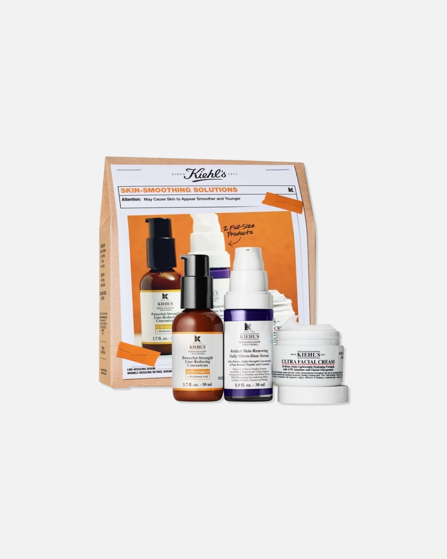 Gezichtsverzorgingsset voor UnisexKiehl’sUltra FacialSkin-Smoothing Solutions Set1 stuk